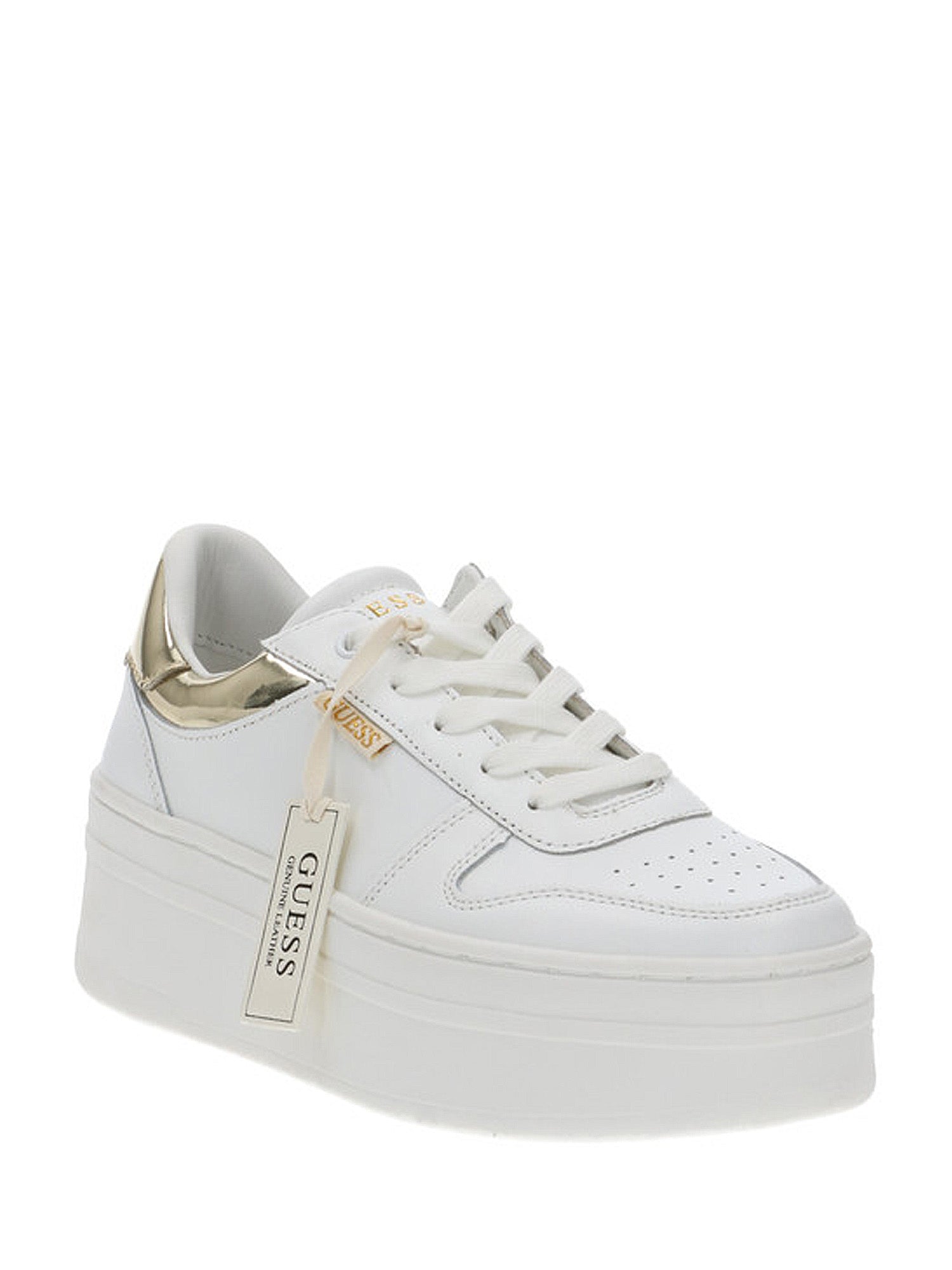 Sneakers Bianco Oro Guess