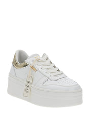 Sneakers Bianco Oro Guess