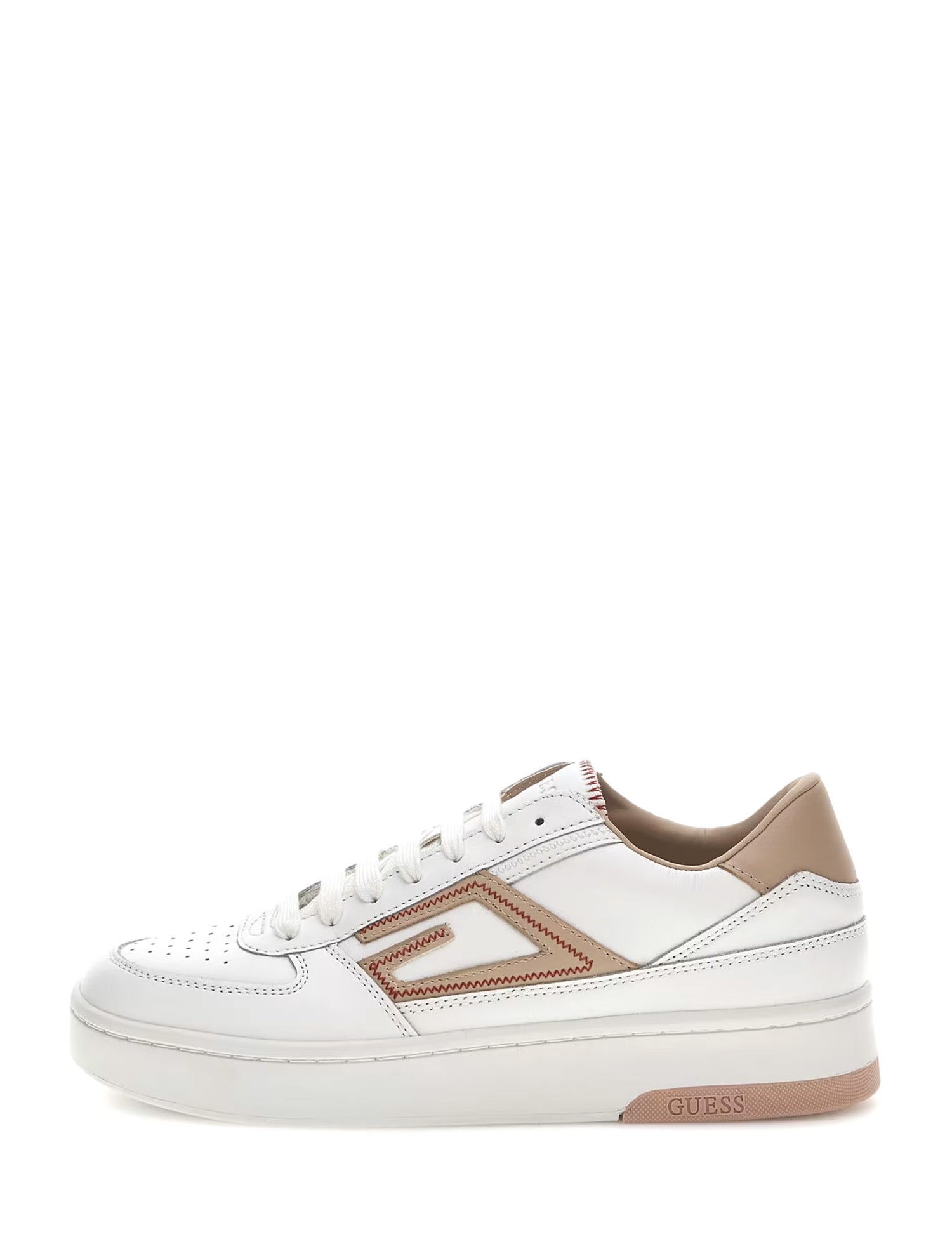 Sneakers Bianco Marrone Guess