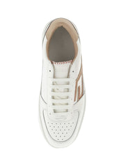 Sneakers Bianco Marrone Guess