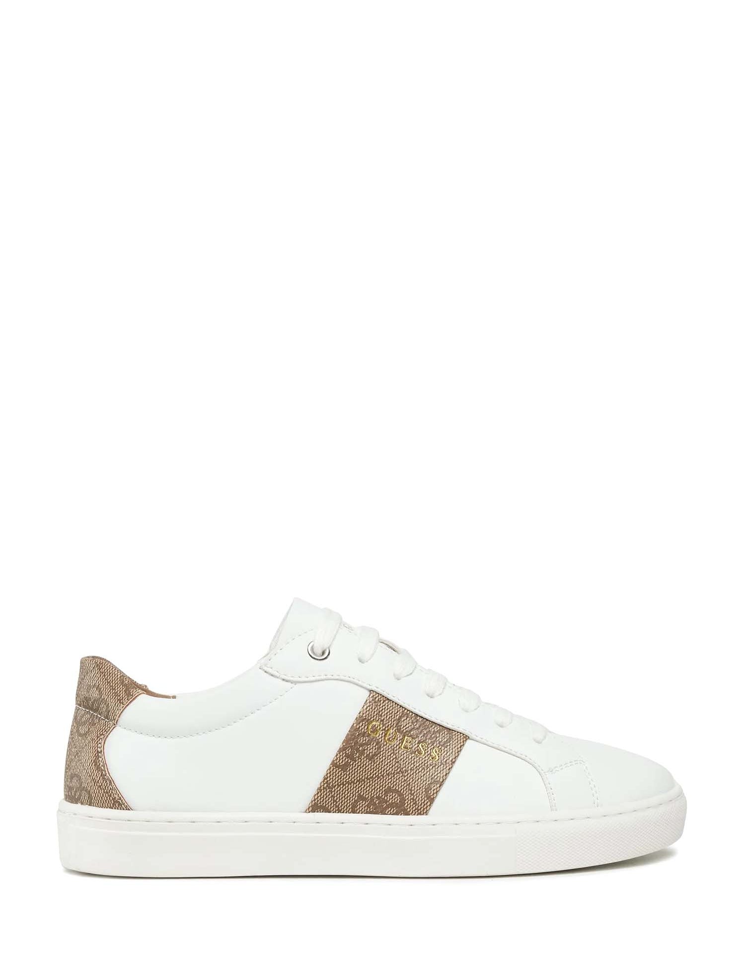 Sneakers Bianco E Marrone Guess