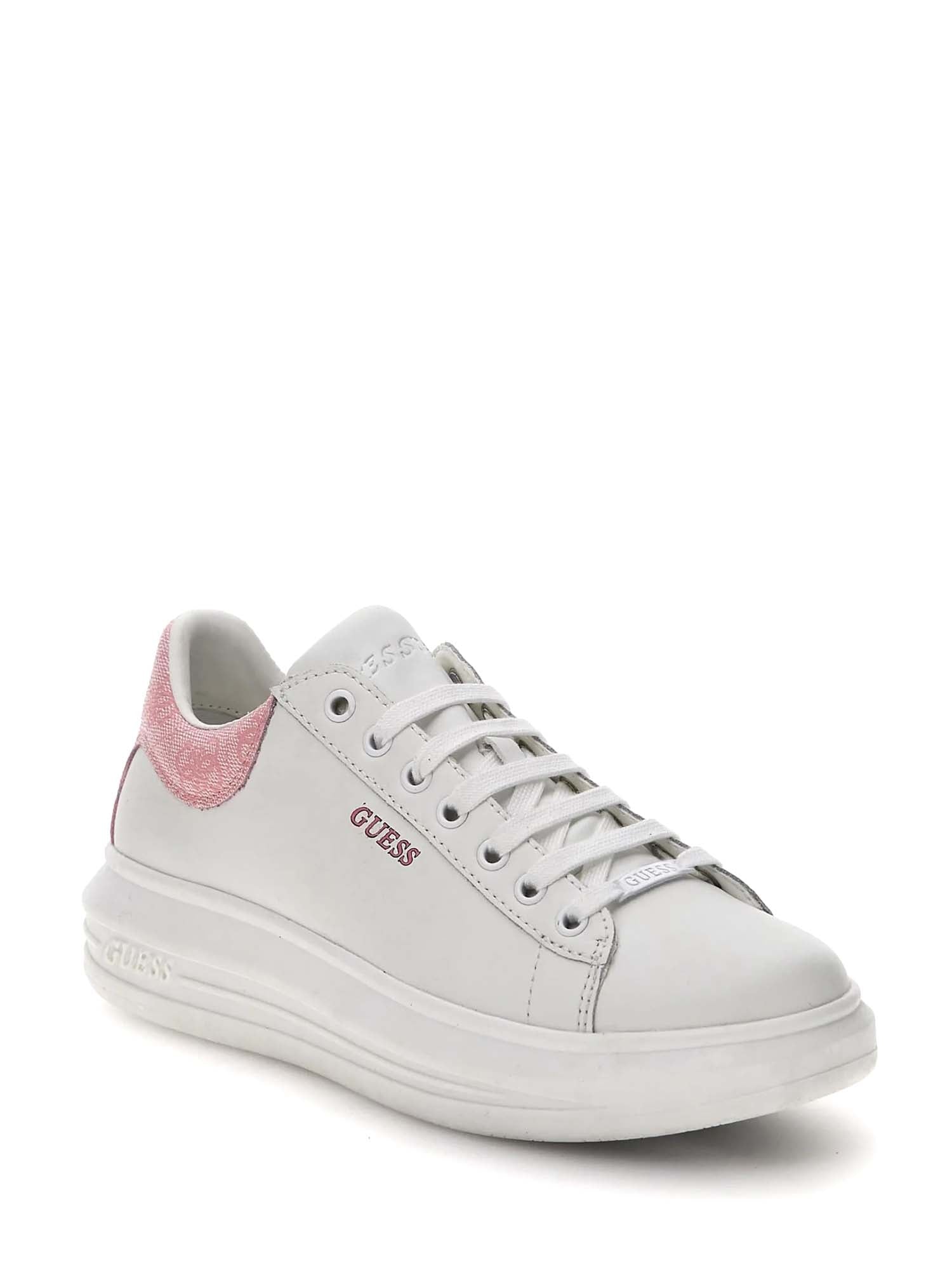 Sneakers Bianco Rosa Guess