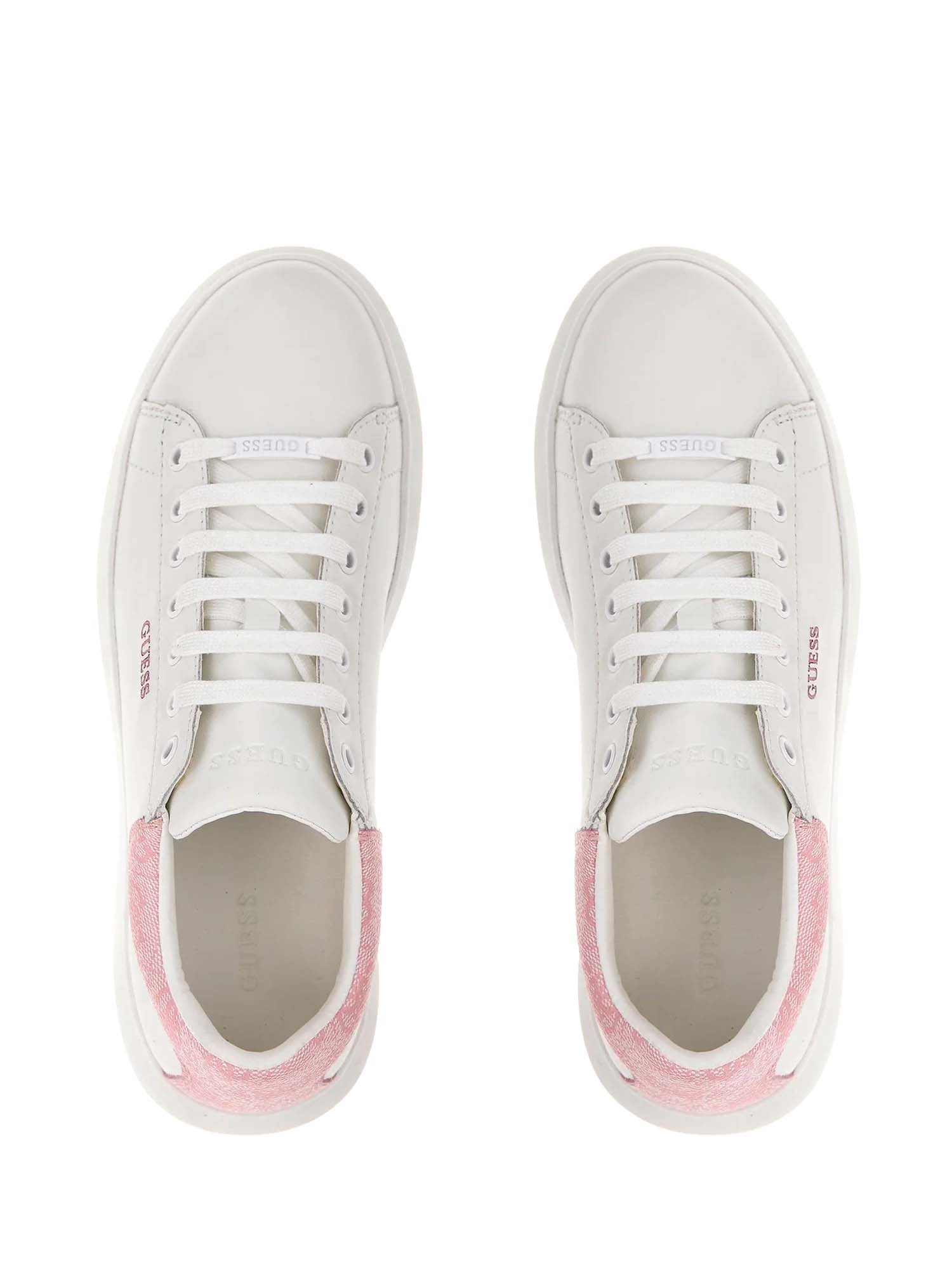 Sneakers Bianco Rosa Guess