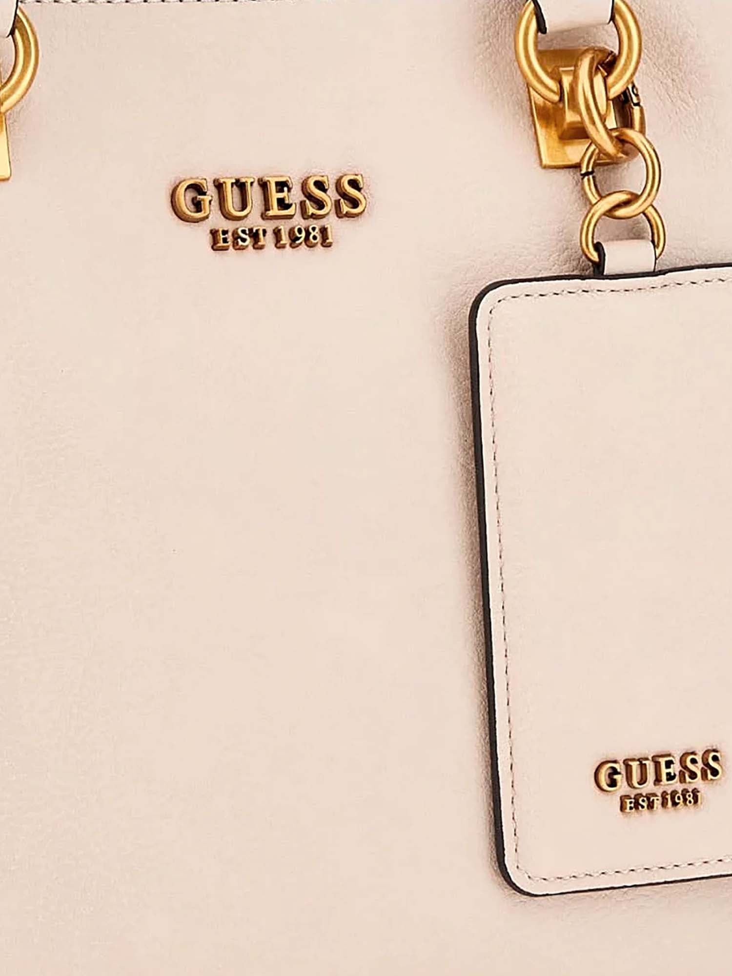 Borse a mano Avorio Guess