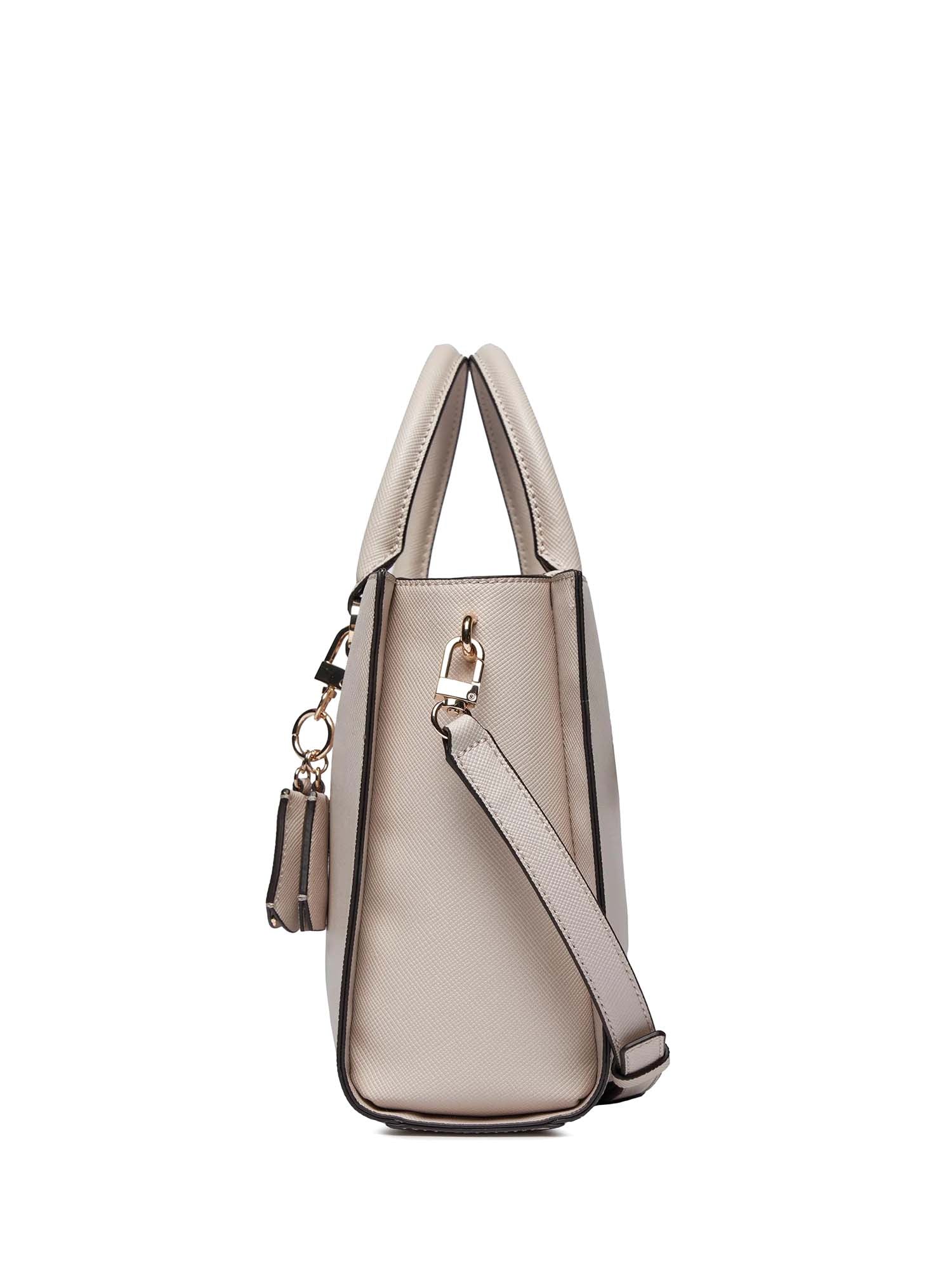 Borse a mano Avorio Guess