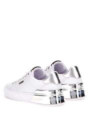 Sneakers Bianco E Argento Guess