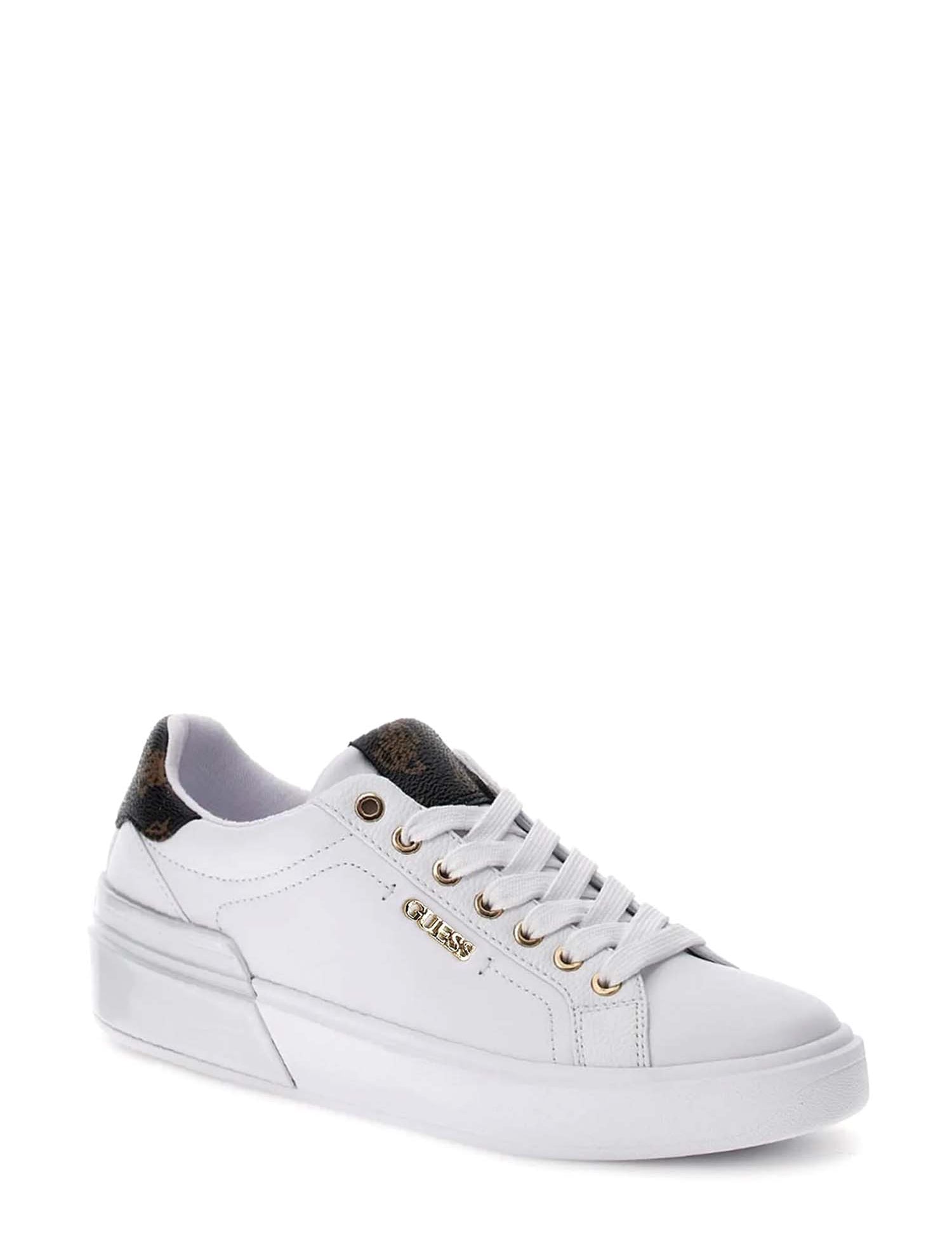 Sneakers Bianco E Marrone Guess