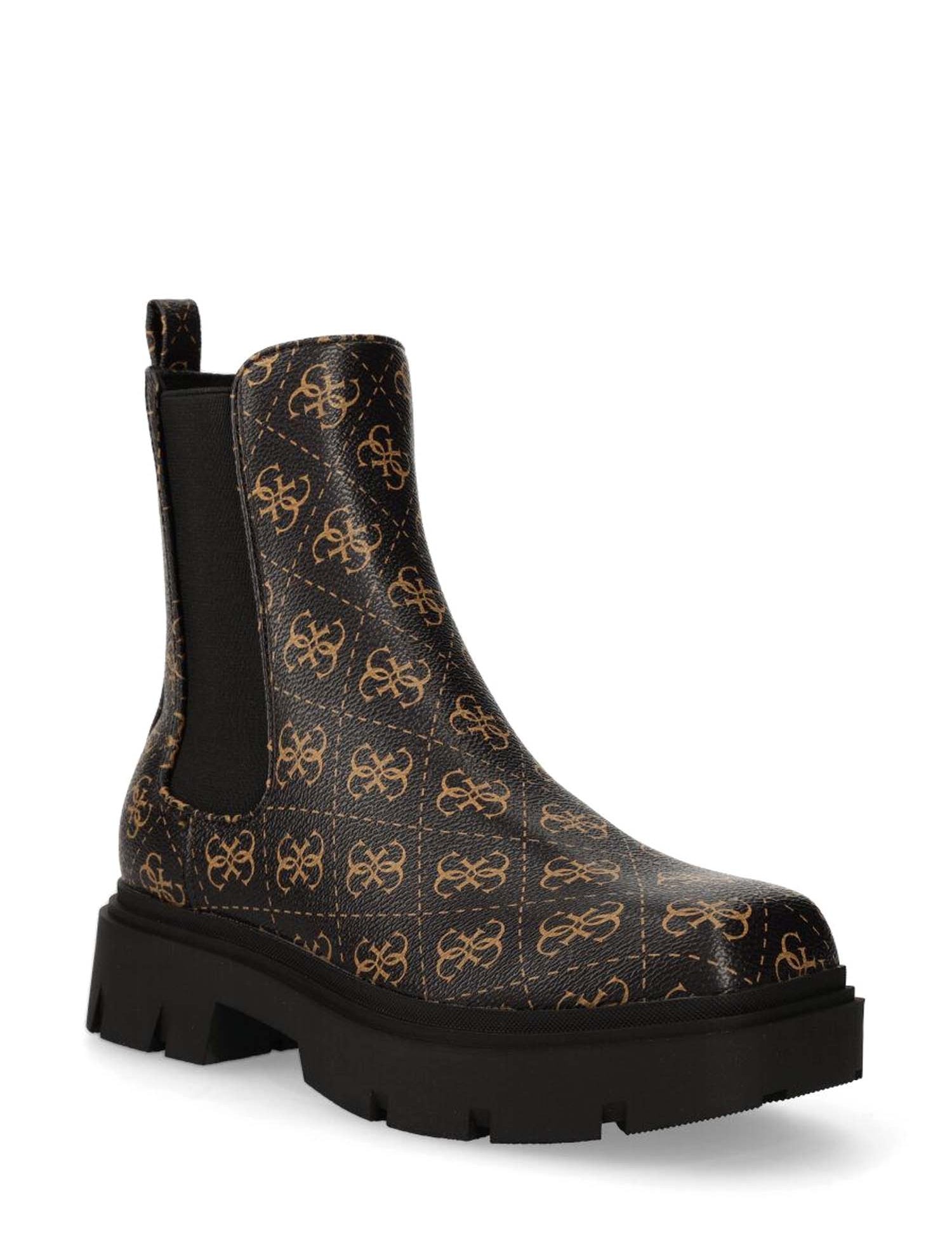 Stivaletti Nero E Marrone Guess