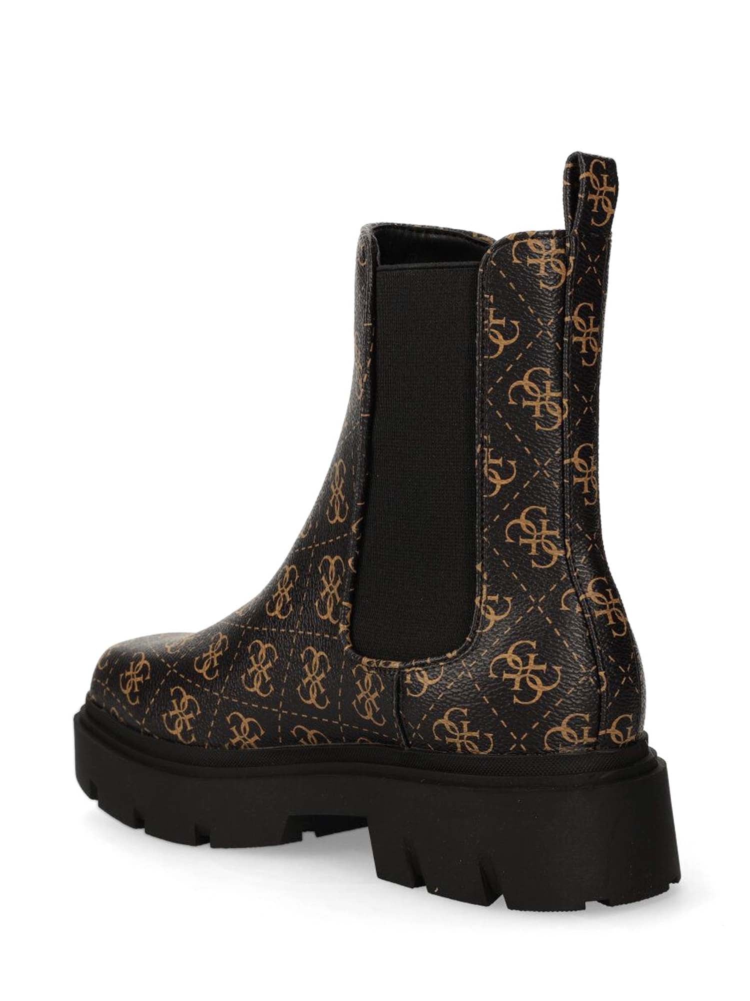 Stivaletti Nero E Marrone Guess