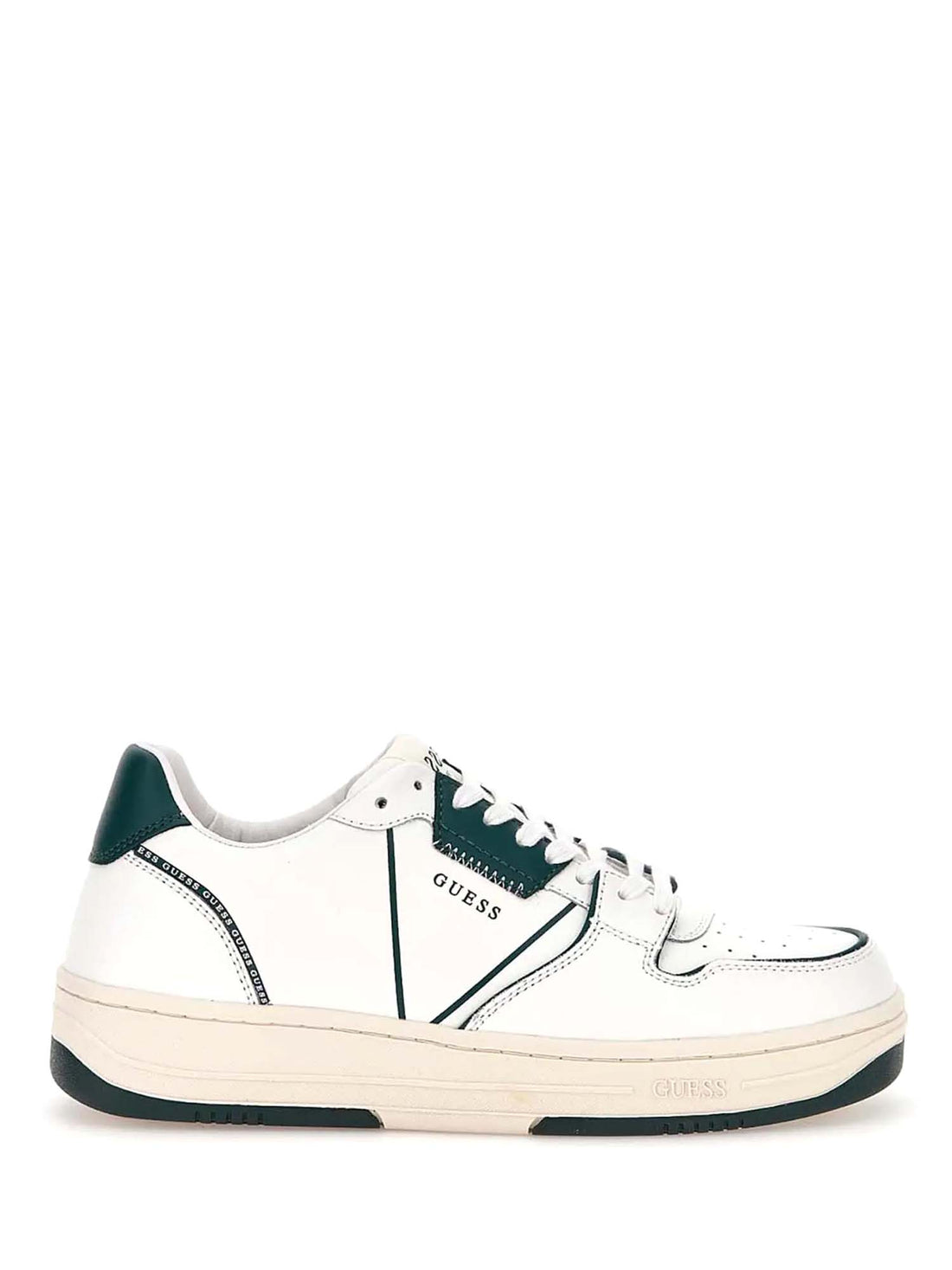 Sneakers Bianco E Verde Guess