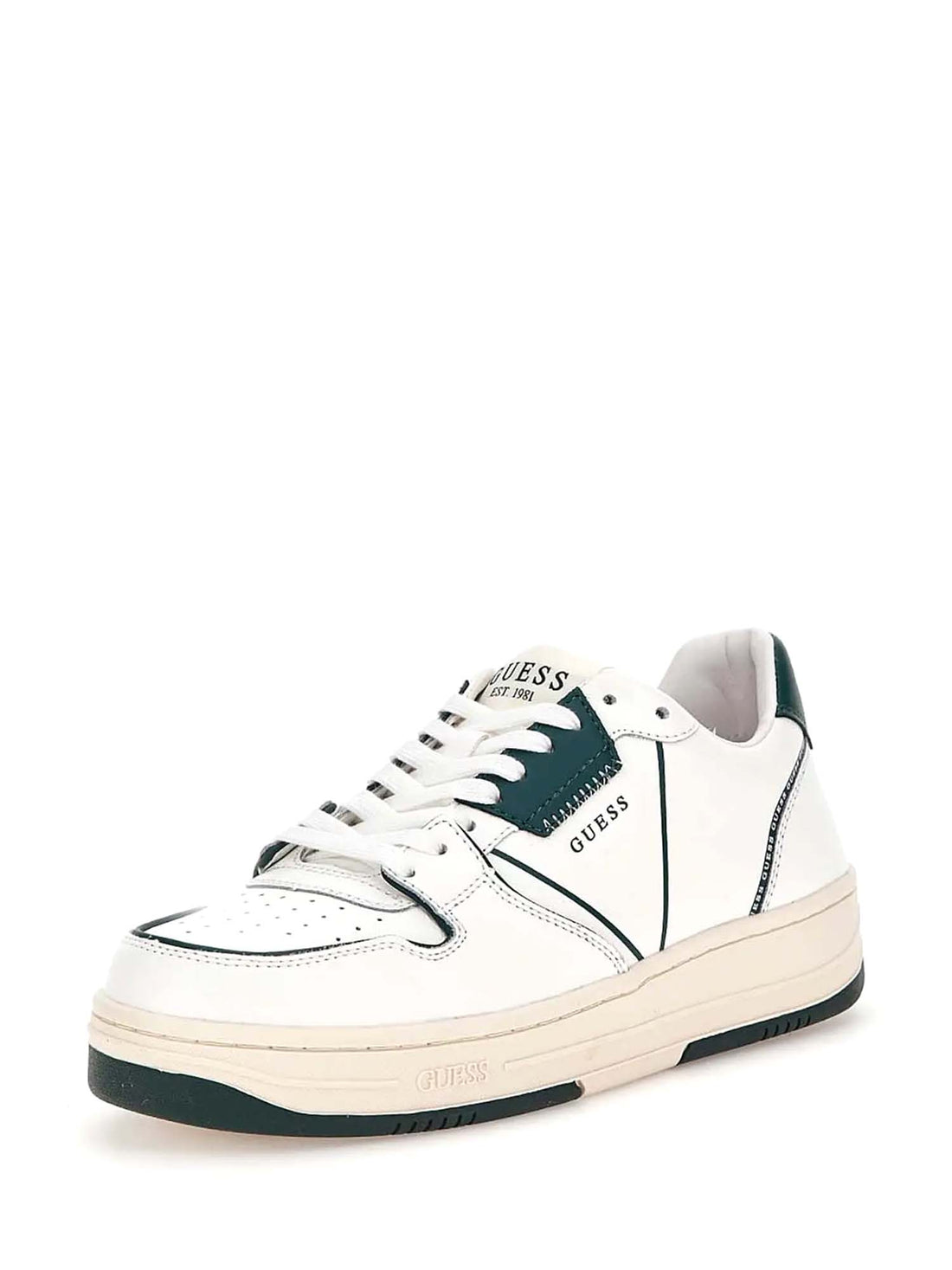 Sneakers Bianco E Verde Guess