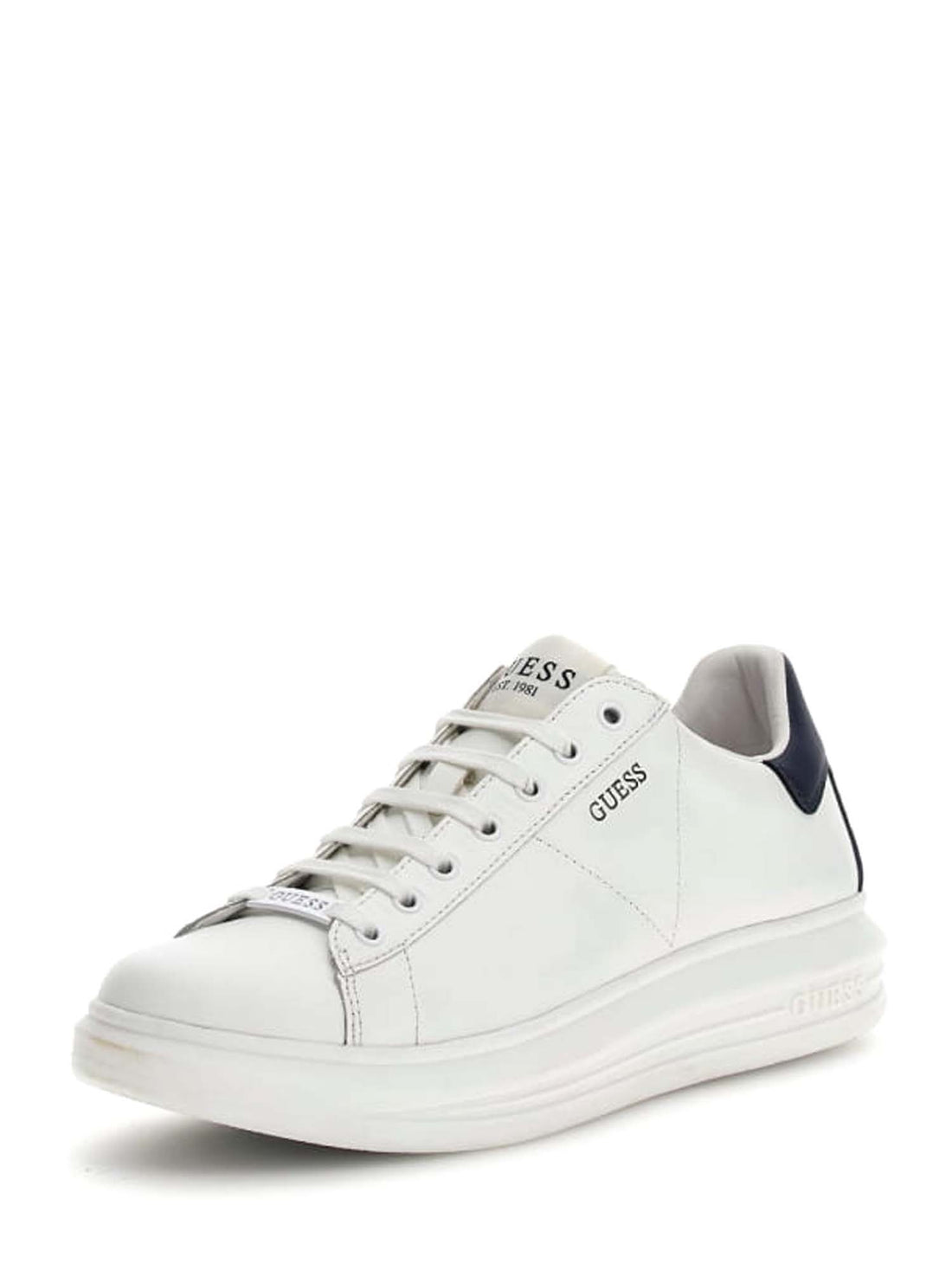 Sneakers Bianco E Blu Guess