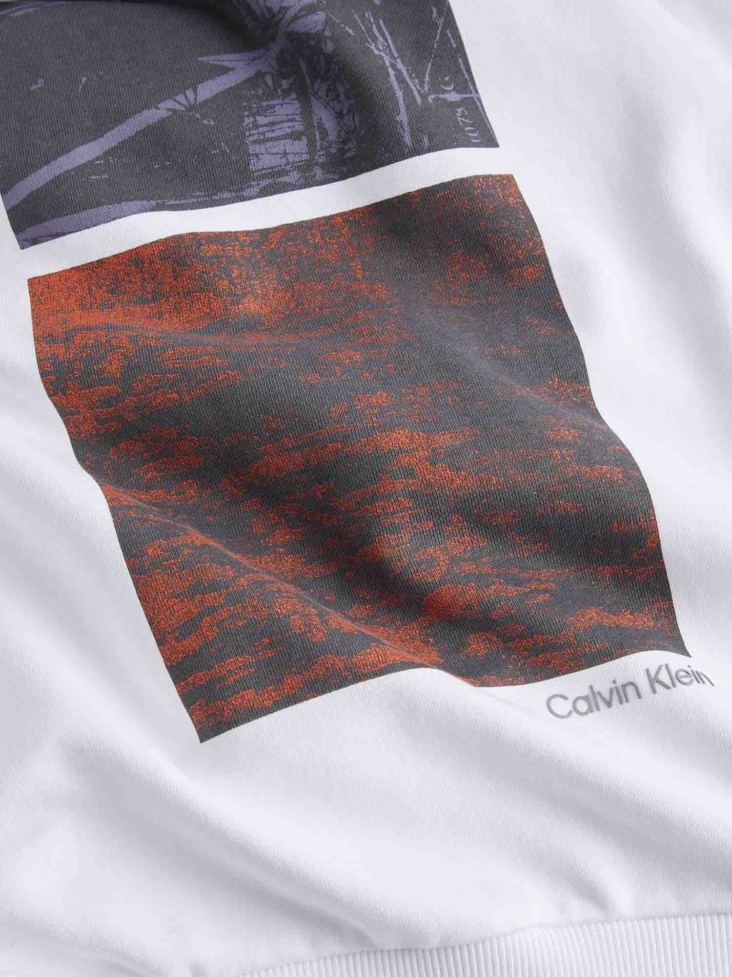 Felpe Bianco Calvin Klein