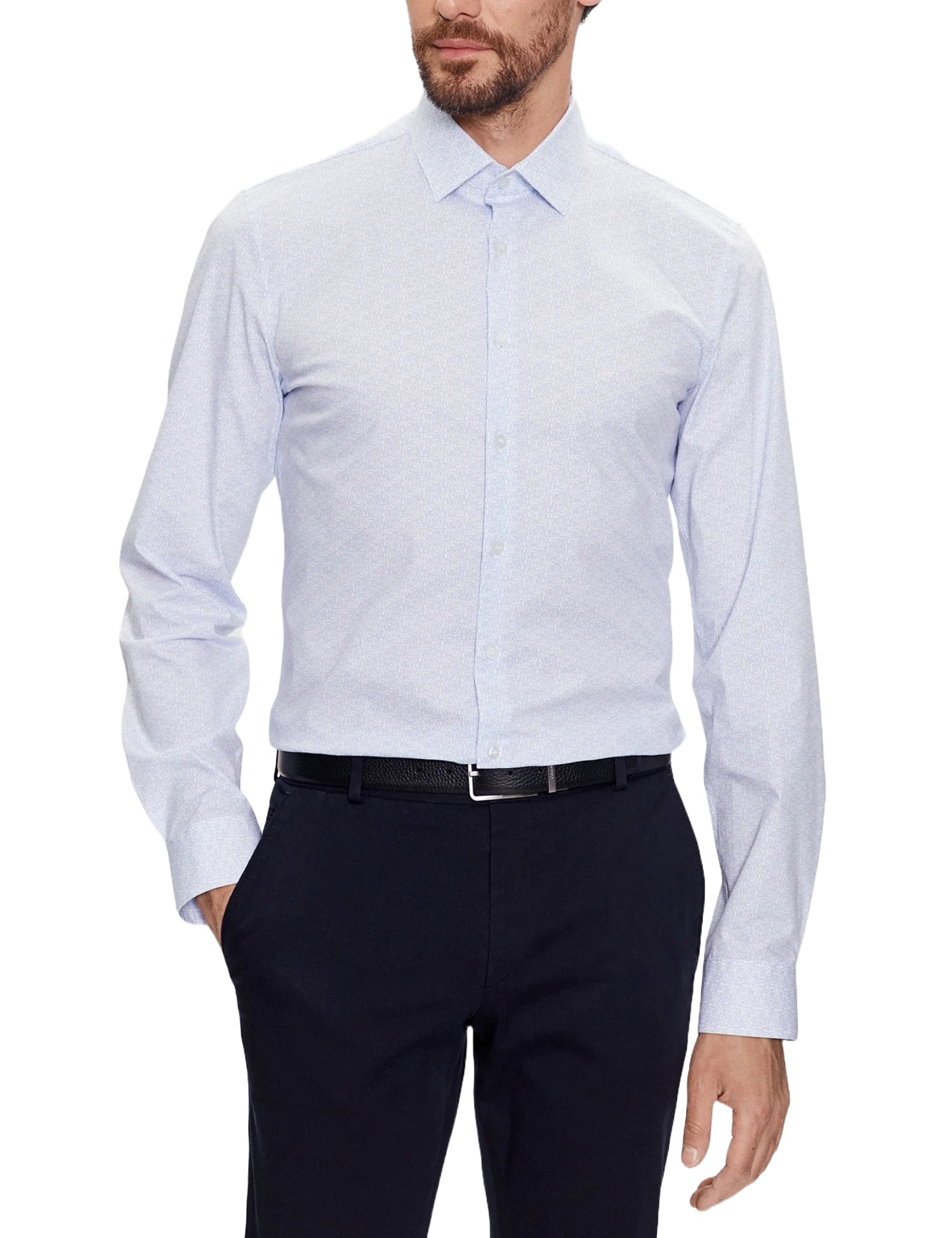 Camicie Blu Calvin Klein