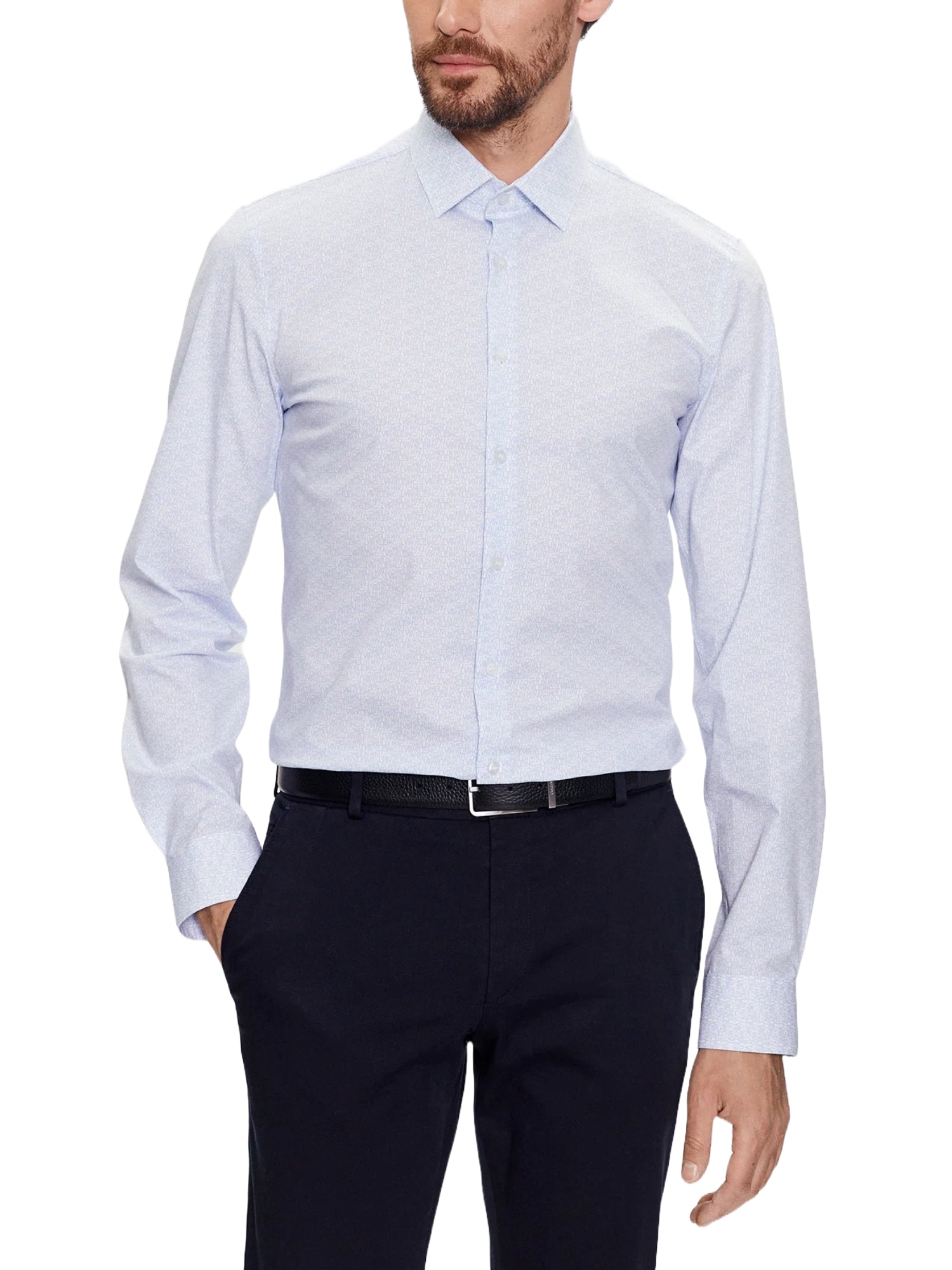 Camicie Blu Calvin Klein