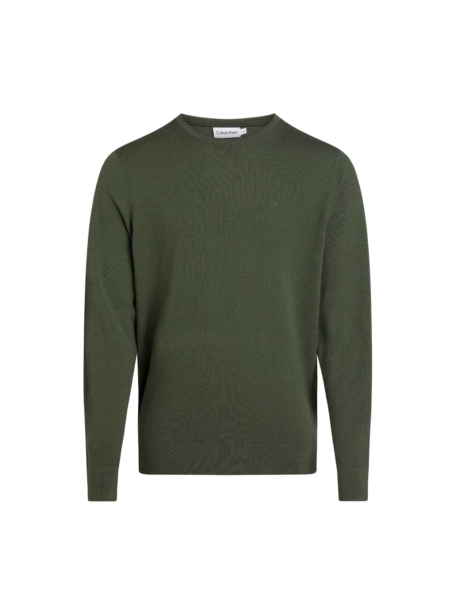 Maglioncini Verde Calvin Klein