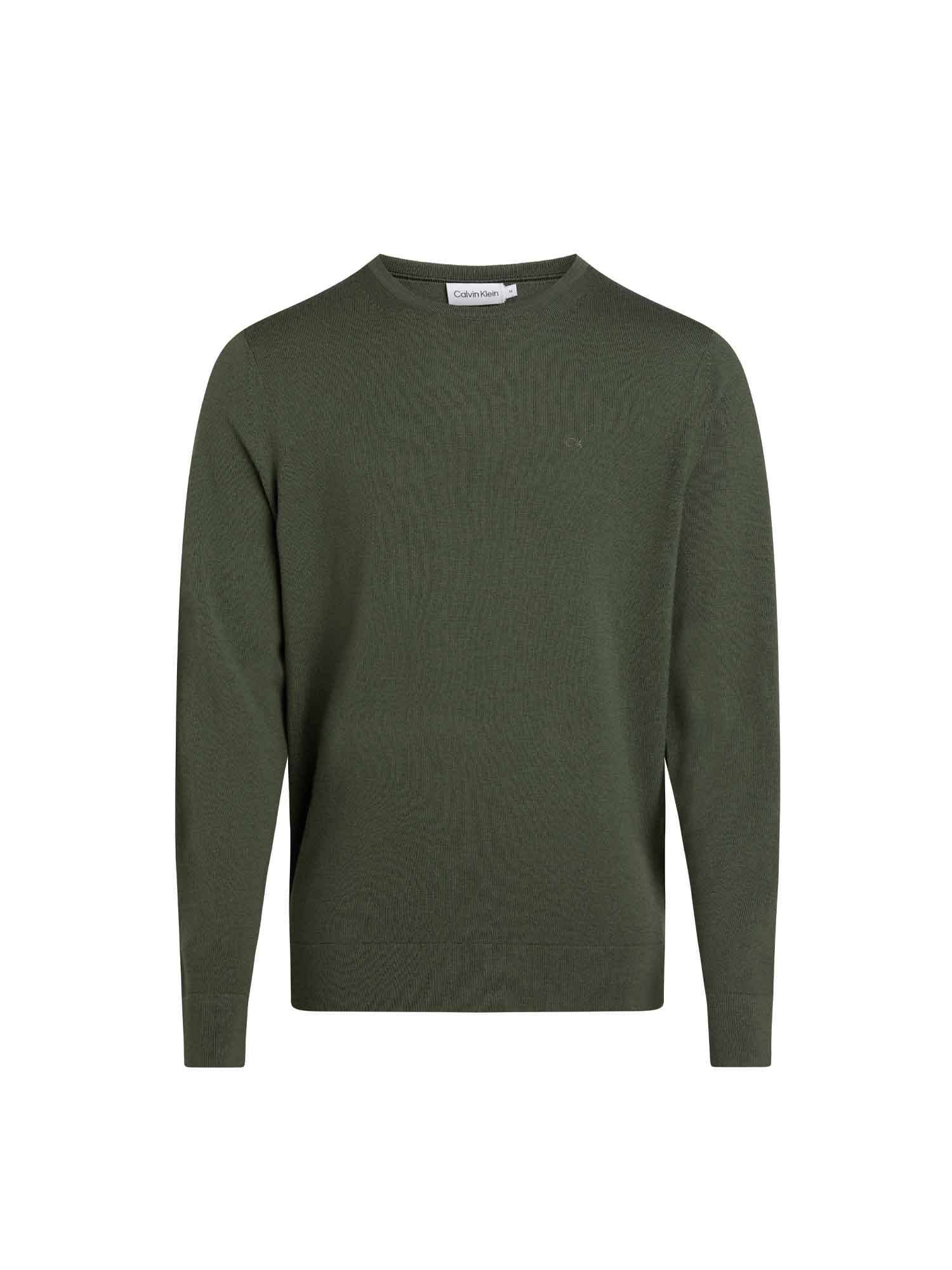 Maglioncini Verde Calvin Klein