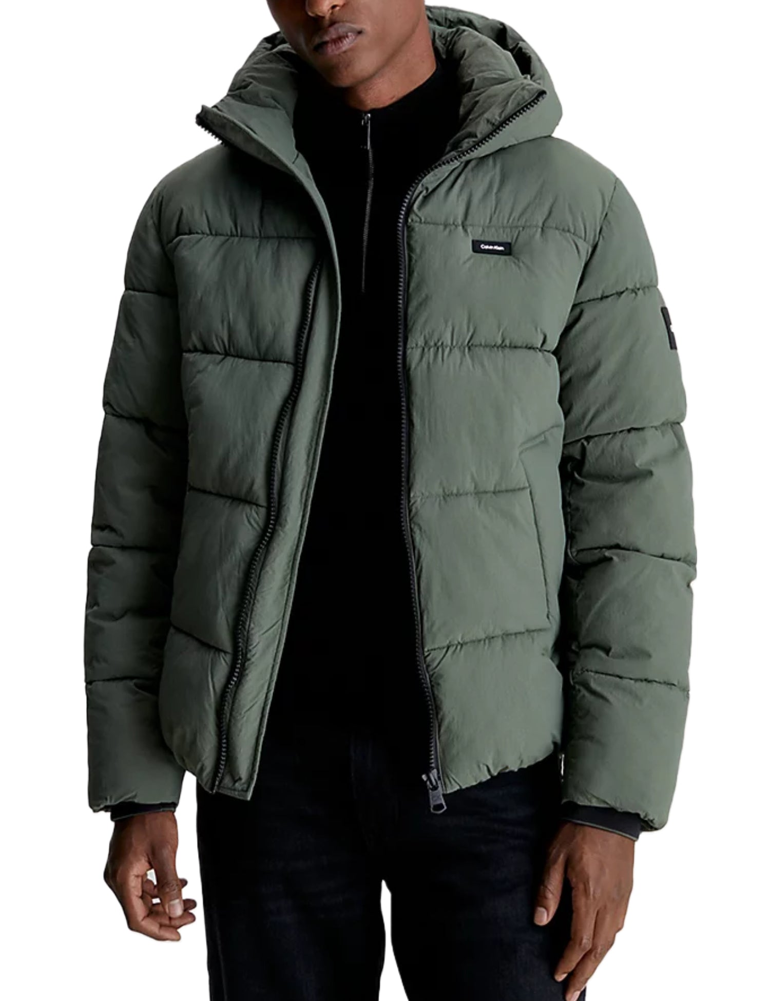 Piumini Verde Calvin Klein