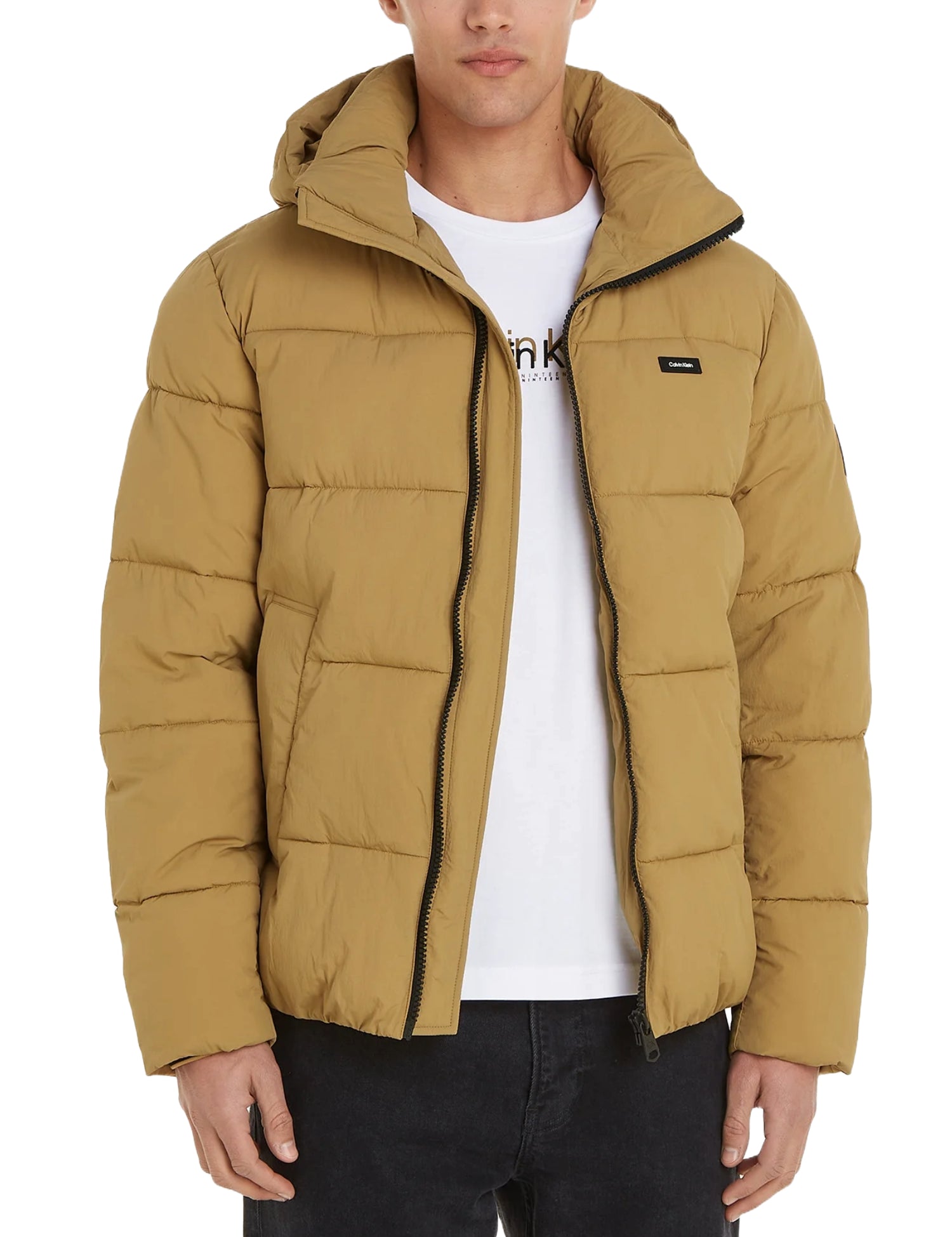 Piumini Giallo Calvin Klein