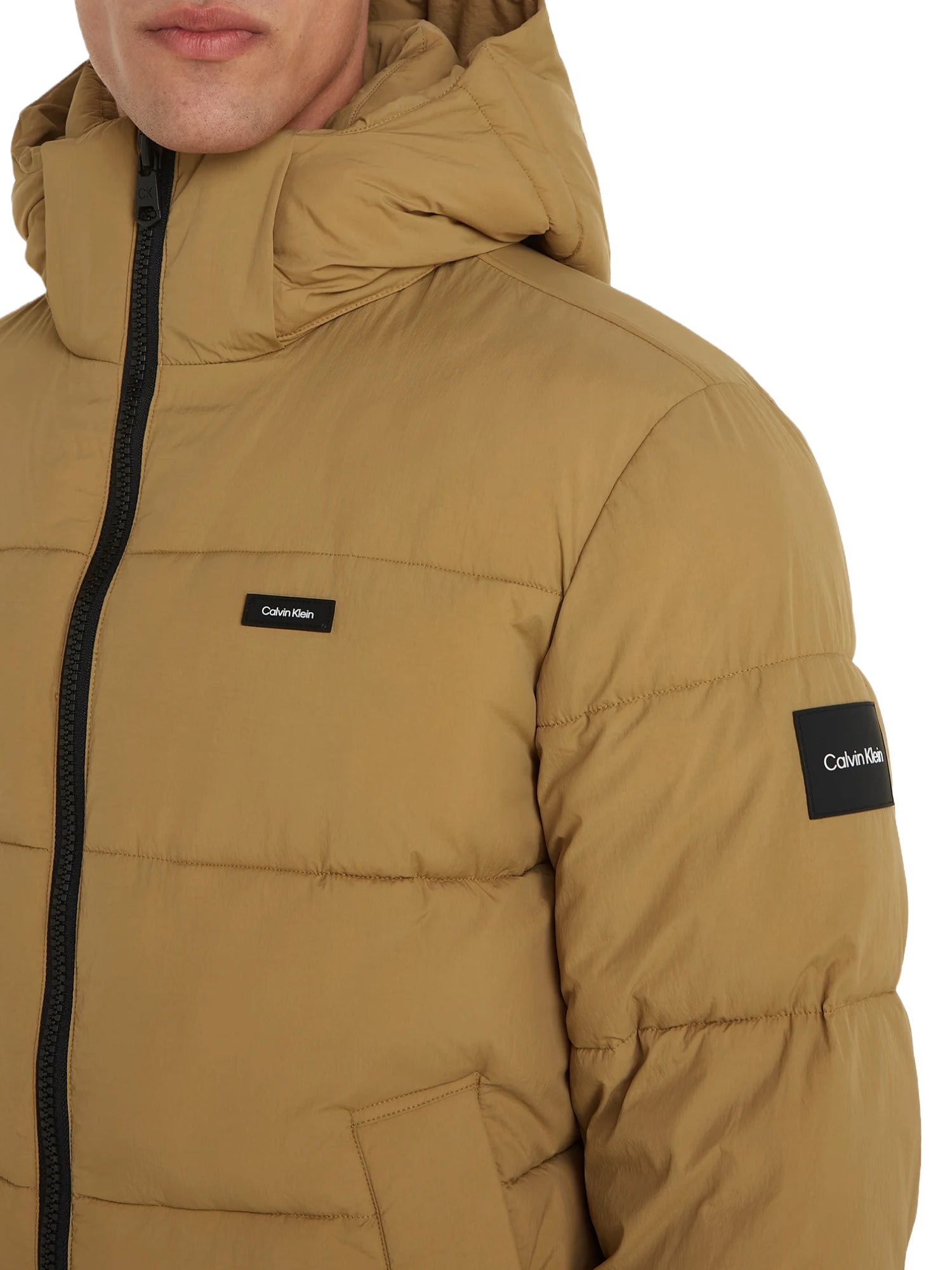 Piumini Giallo Calvin Klein