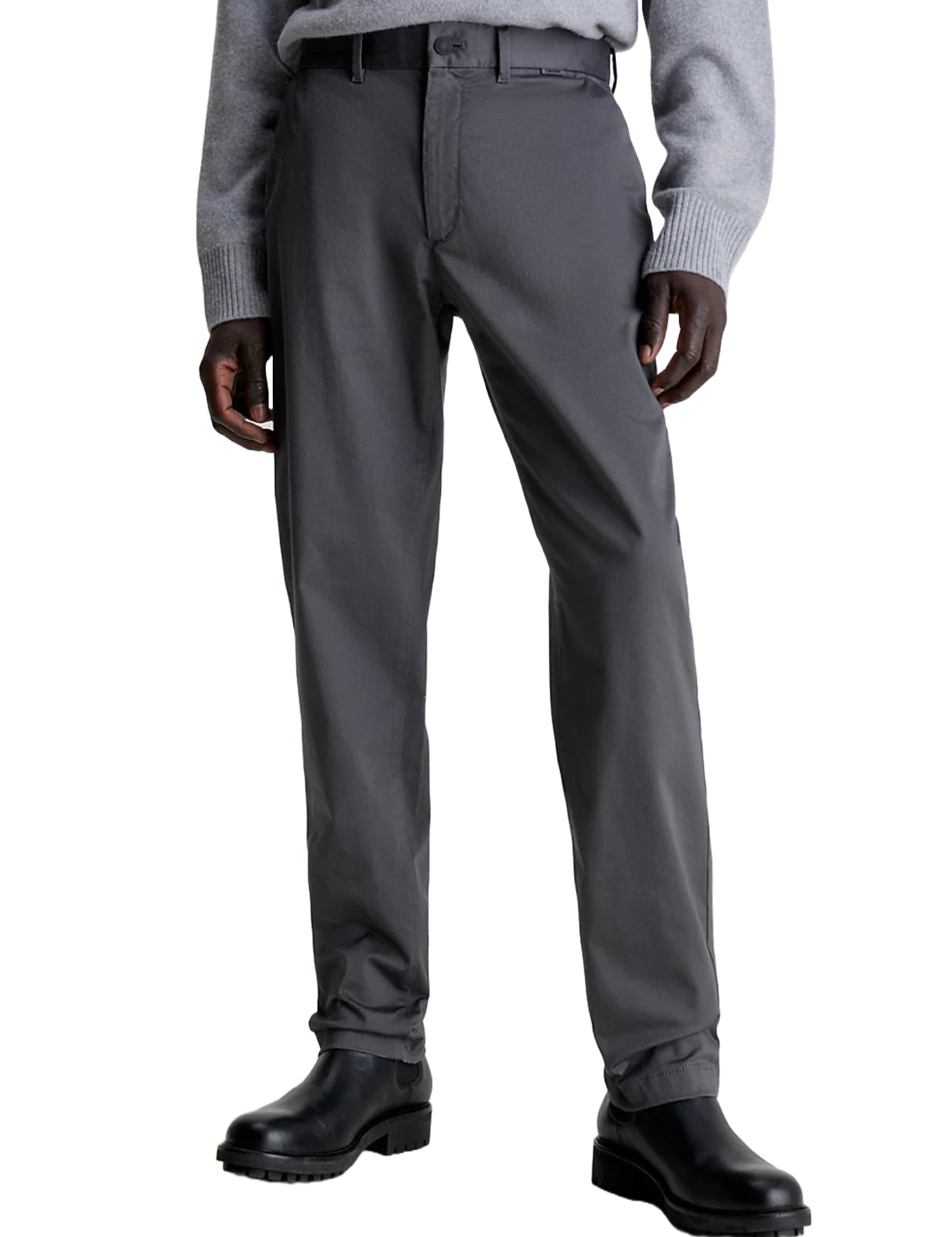 Pantaloni Grigio Calvin Klein