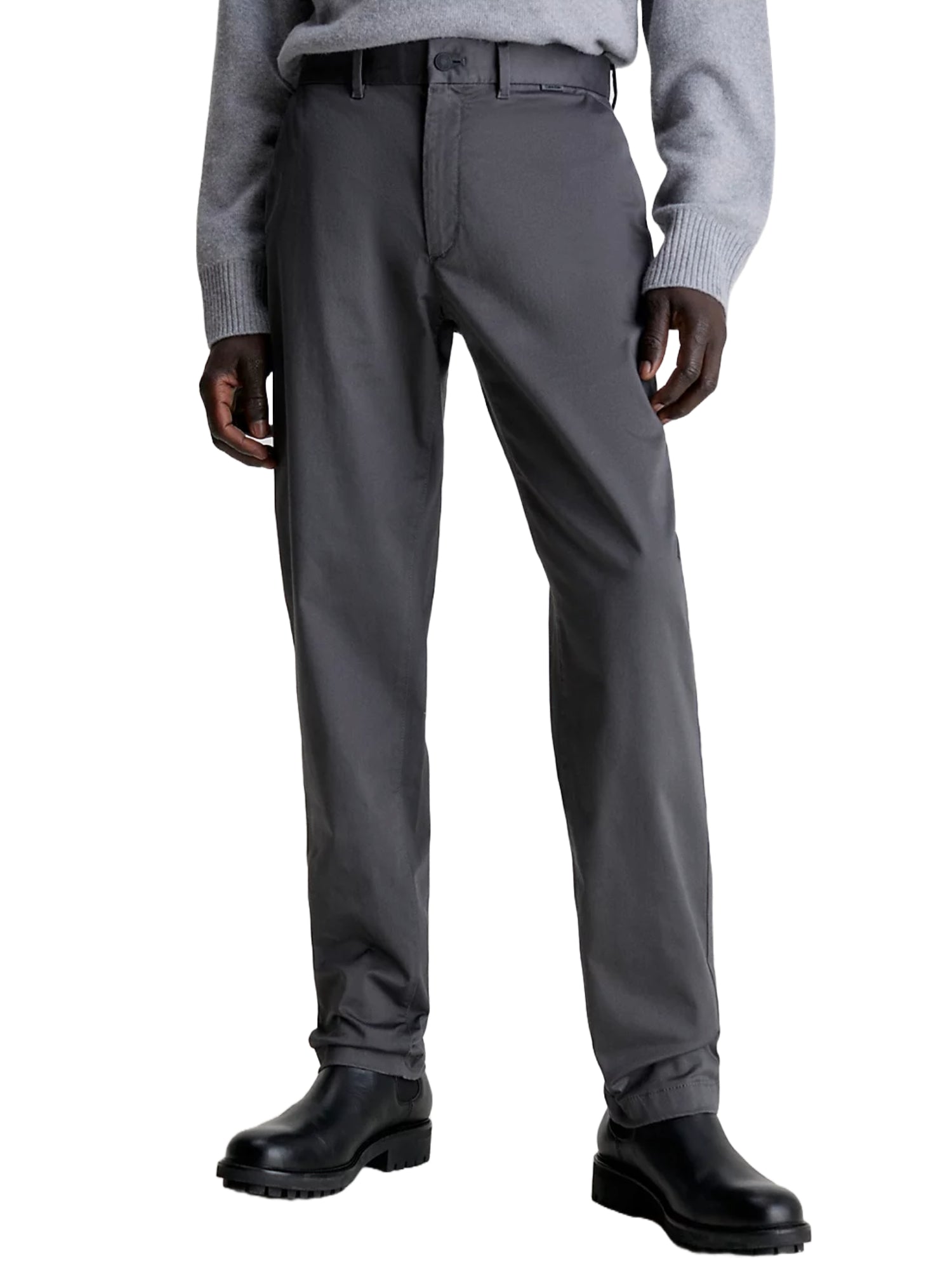 Pantaloni Grigio Calvin Klein