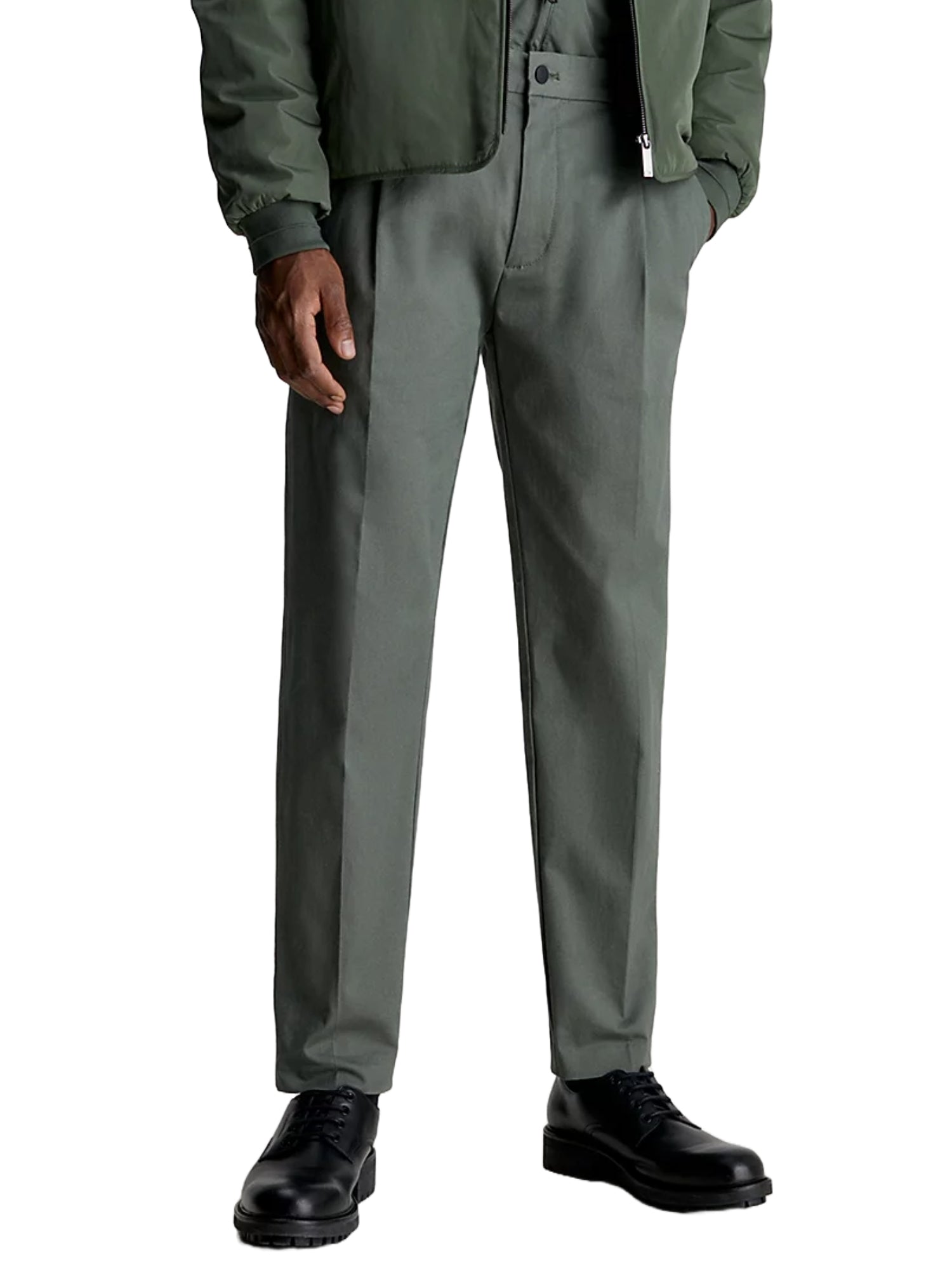 Pantaloni Verde Calvin Klein