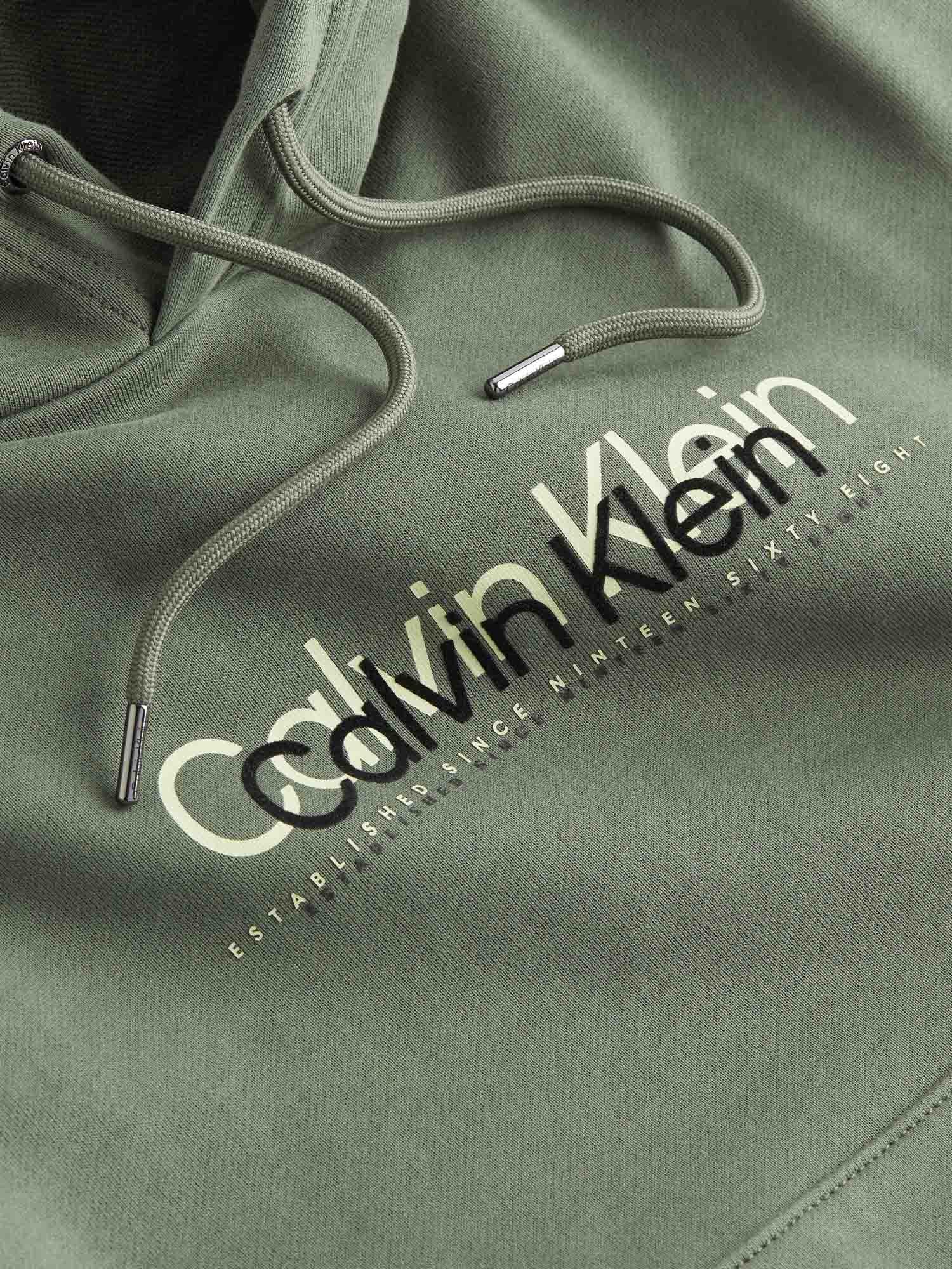 Felpe Verde Calvin Klein