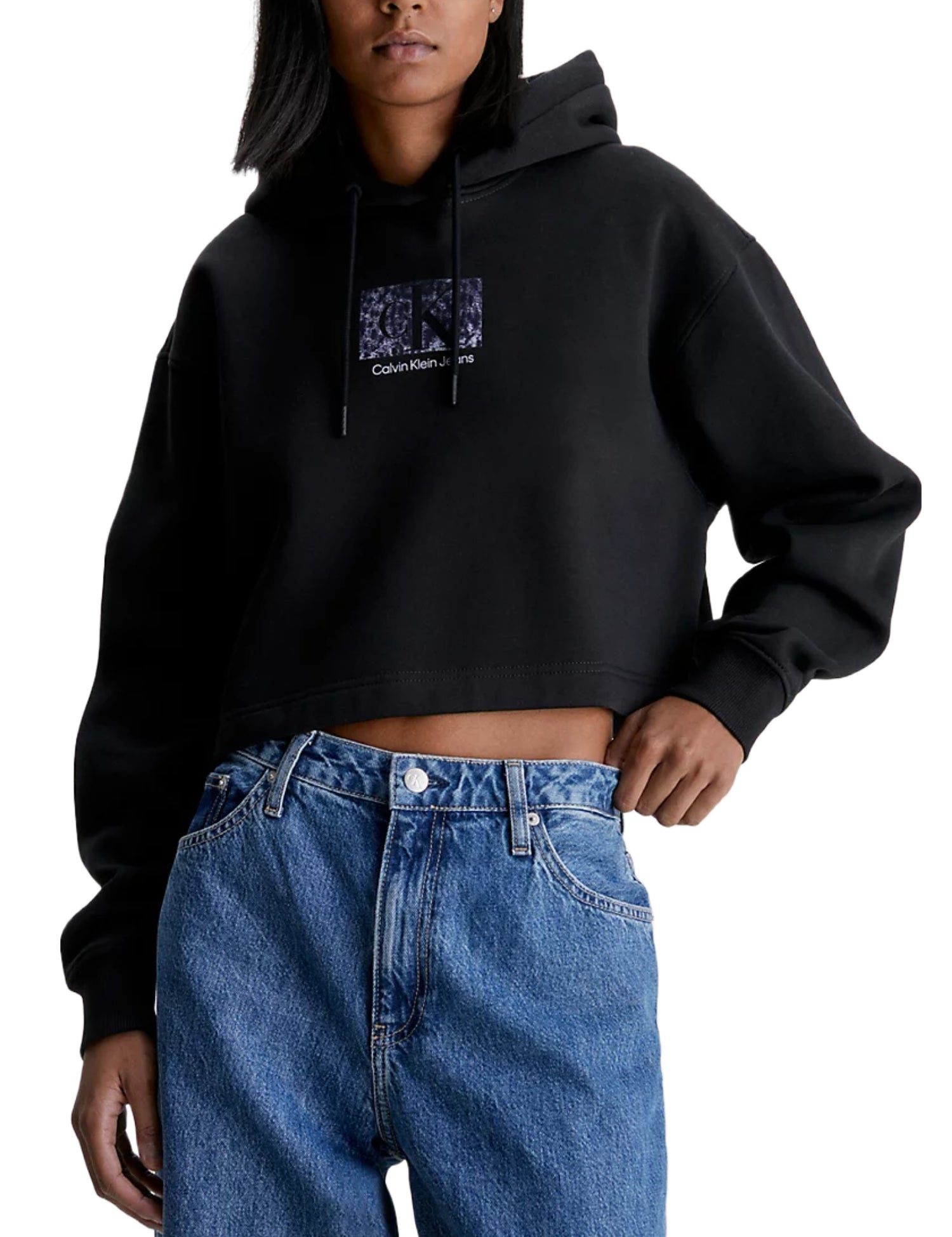 Felpe Nero Calvin Klein Jeans