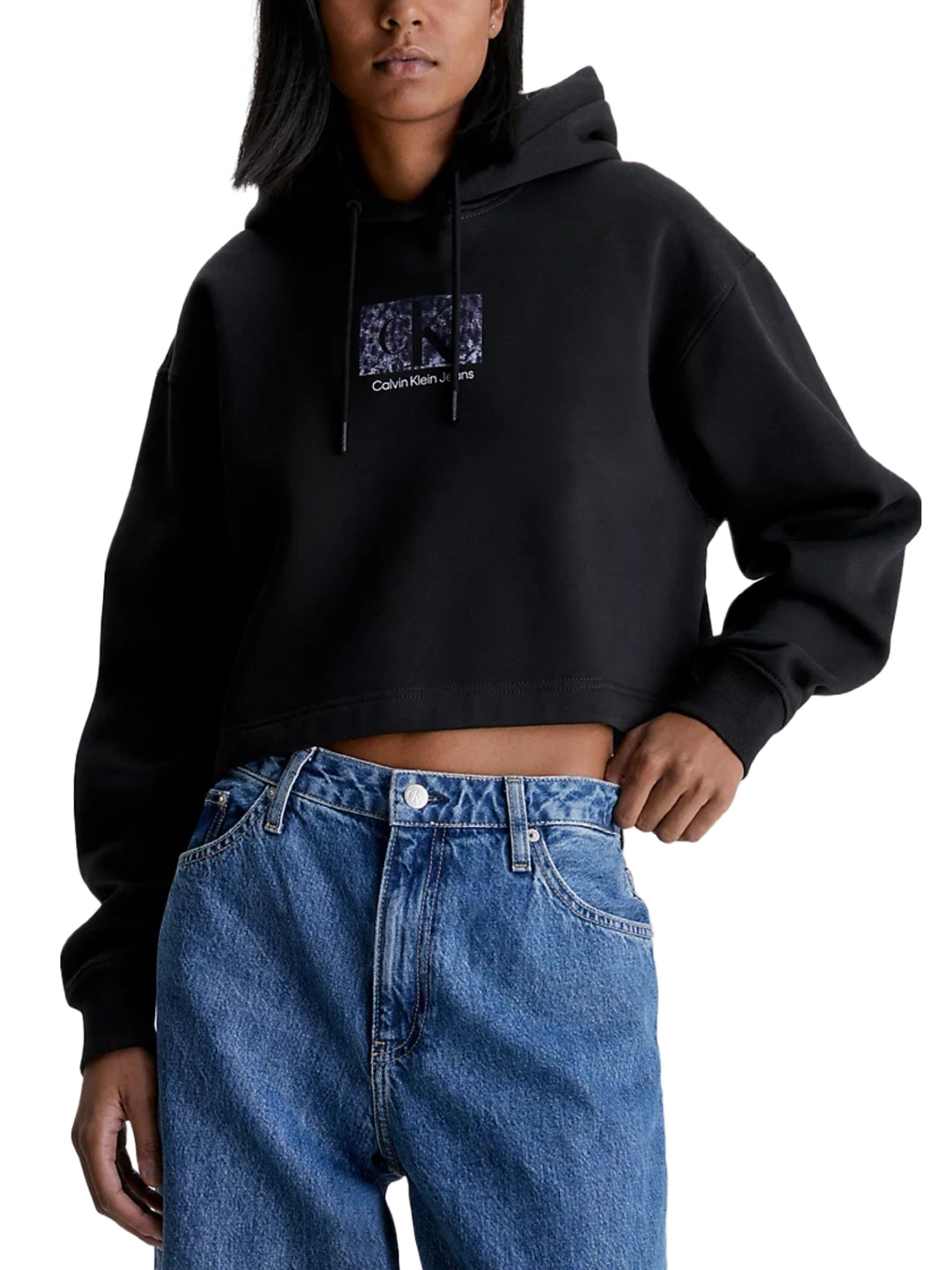 Felpe Nero Calvin Klein Jeans