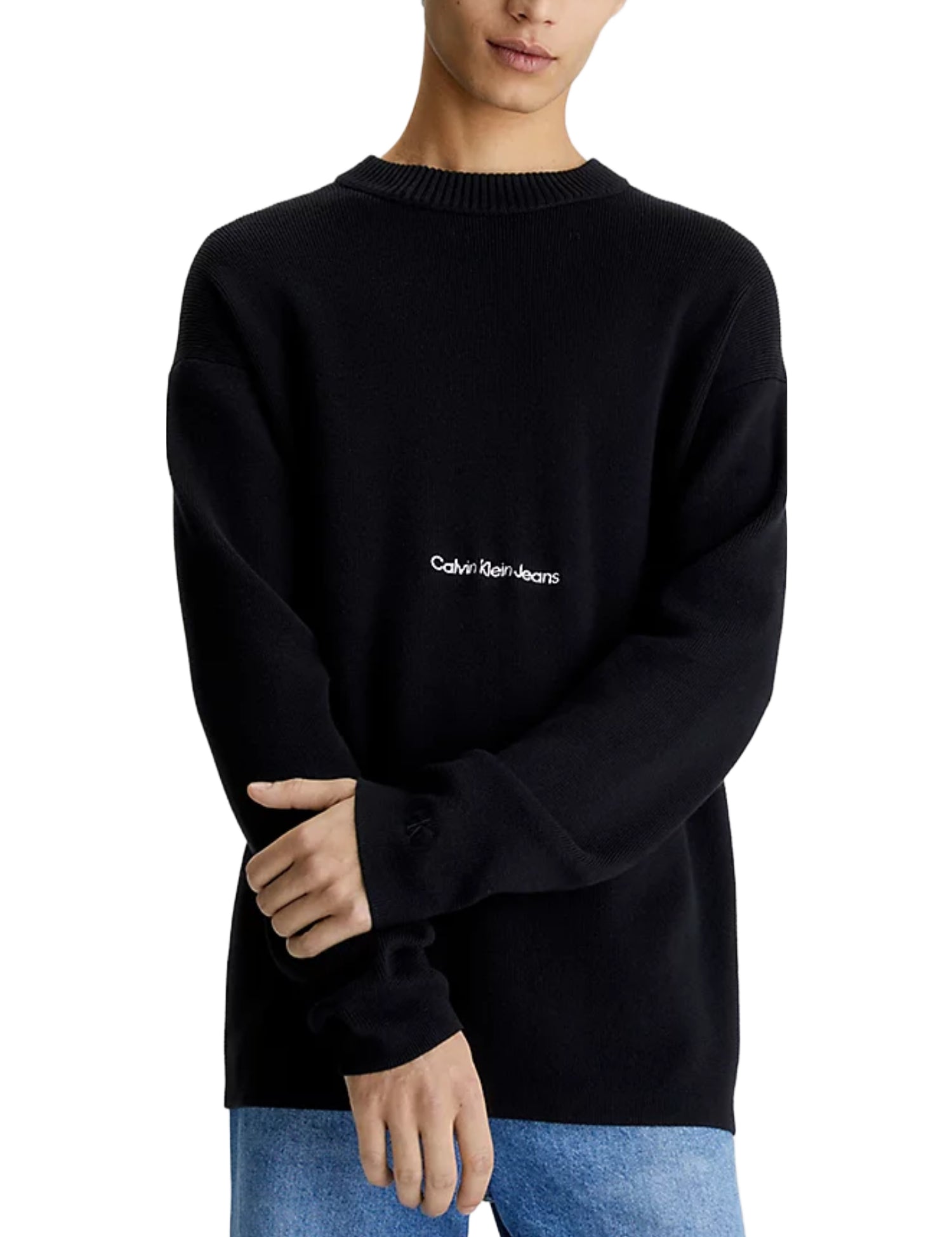 Maglioncini Nero Calvin Klein Jeans