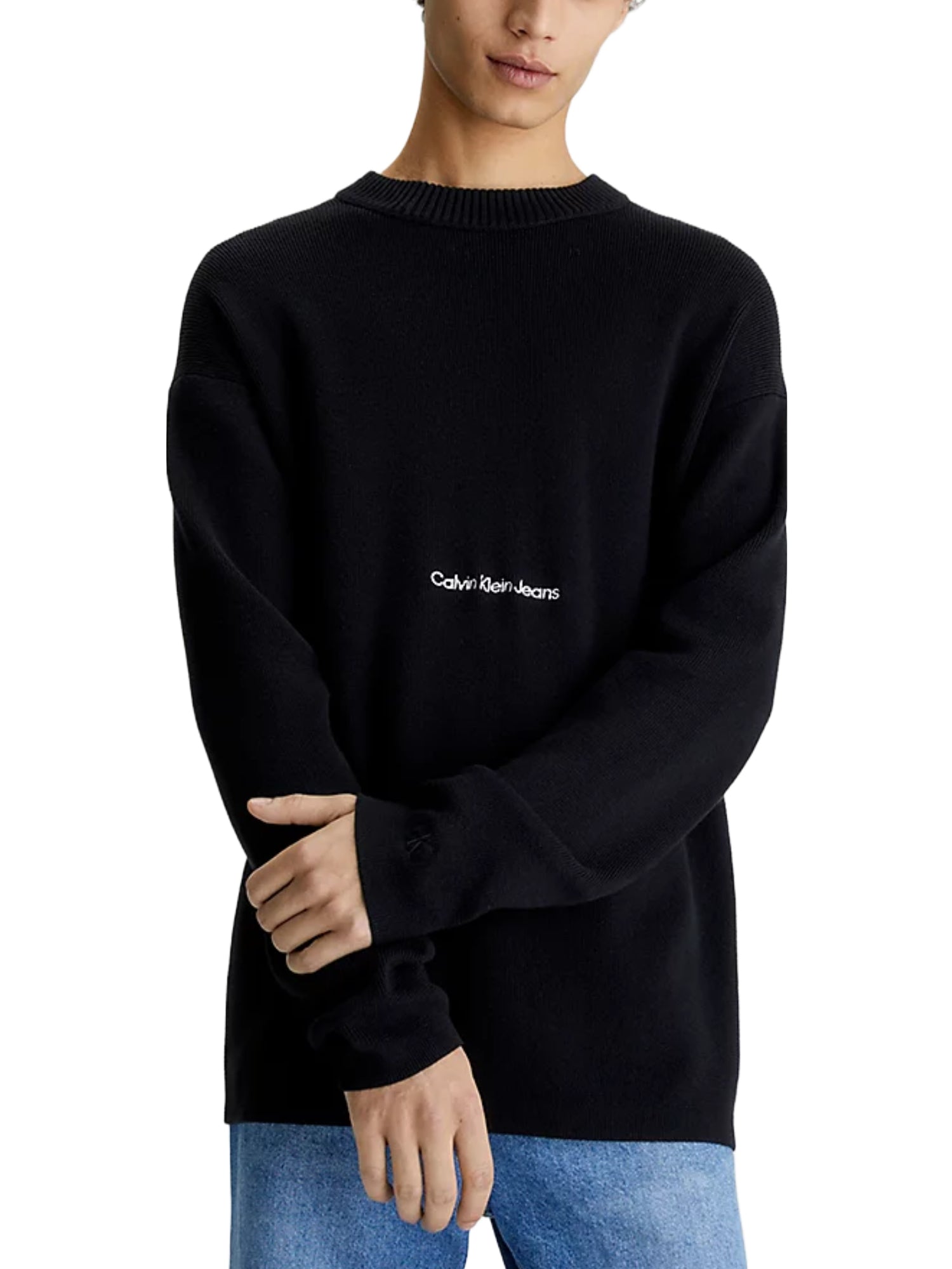 Maglioncini Nero Calvin Klein Jeans