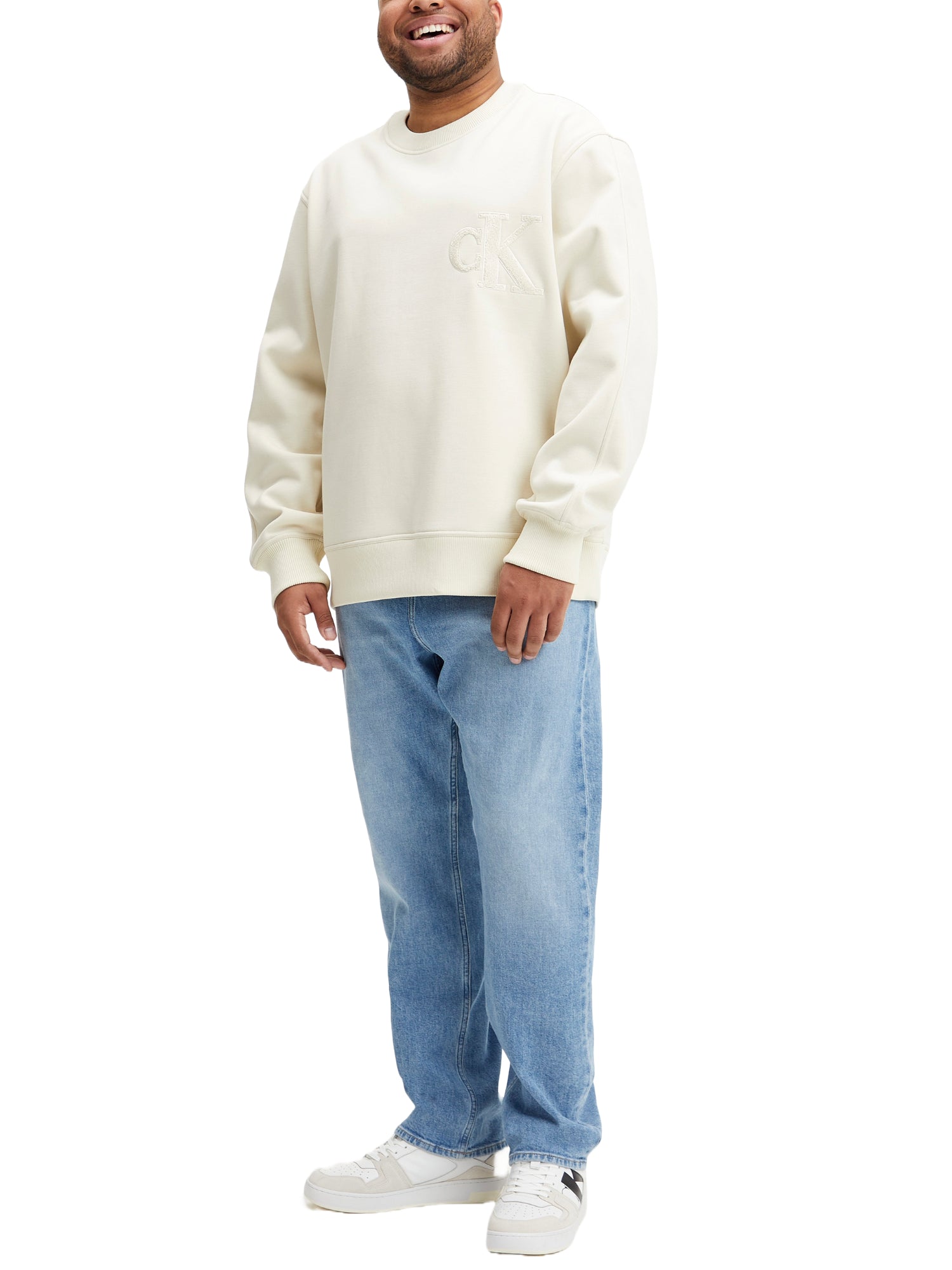 Felpe Beige Calvin Klein Jeans