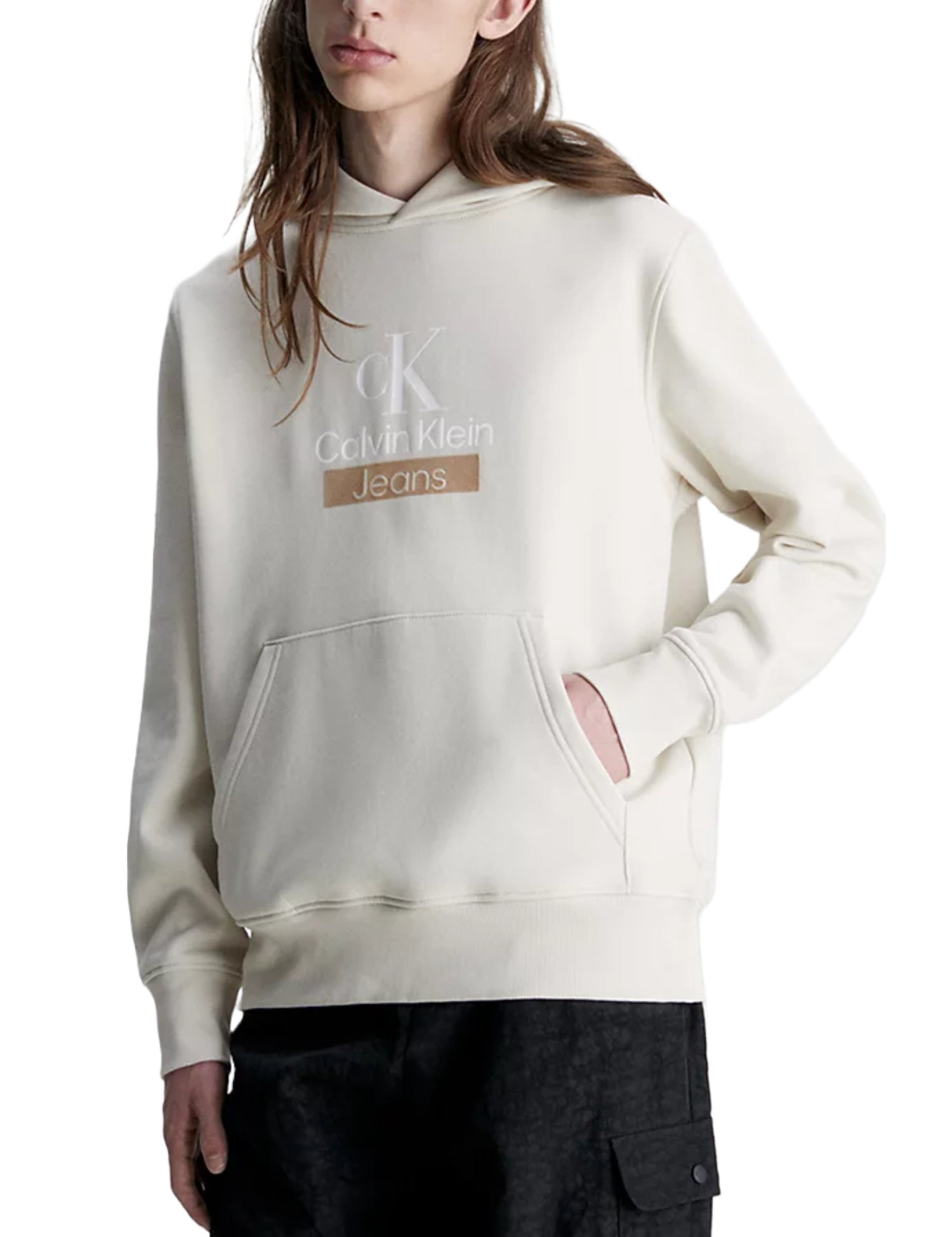 Felpe Beige Calvin Klein Jeans