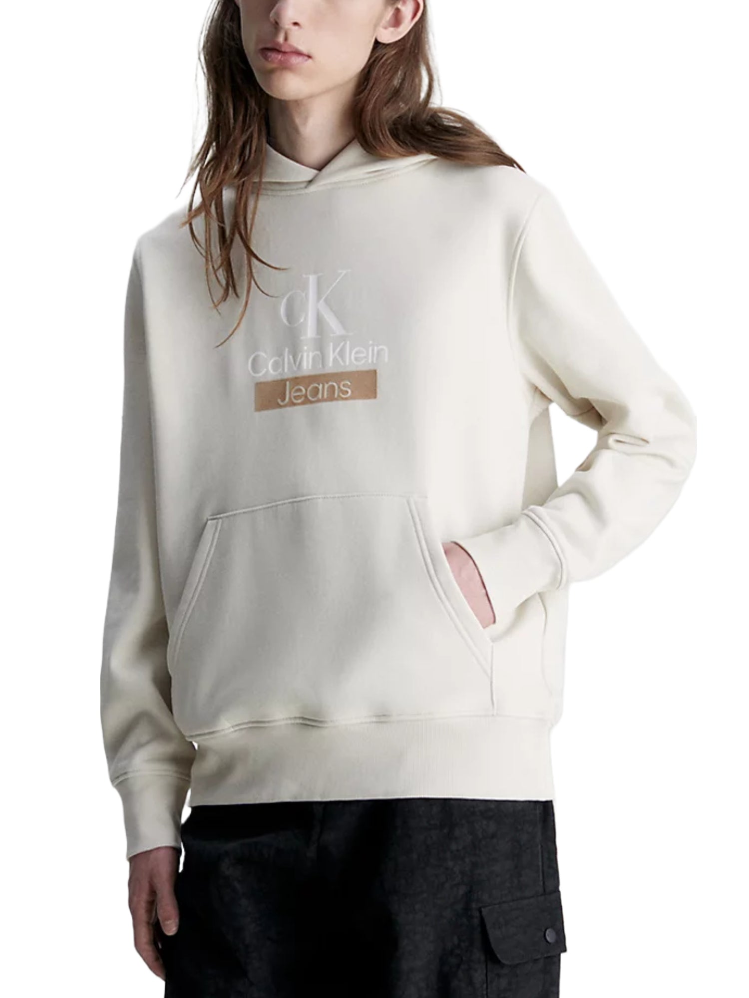 Felpe Beige Calvin Klein Jeans