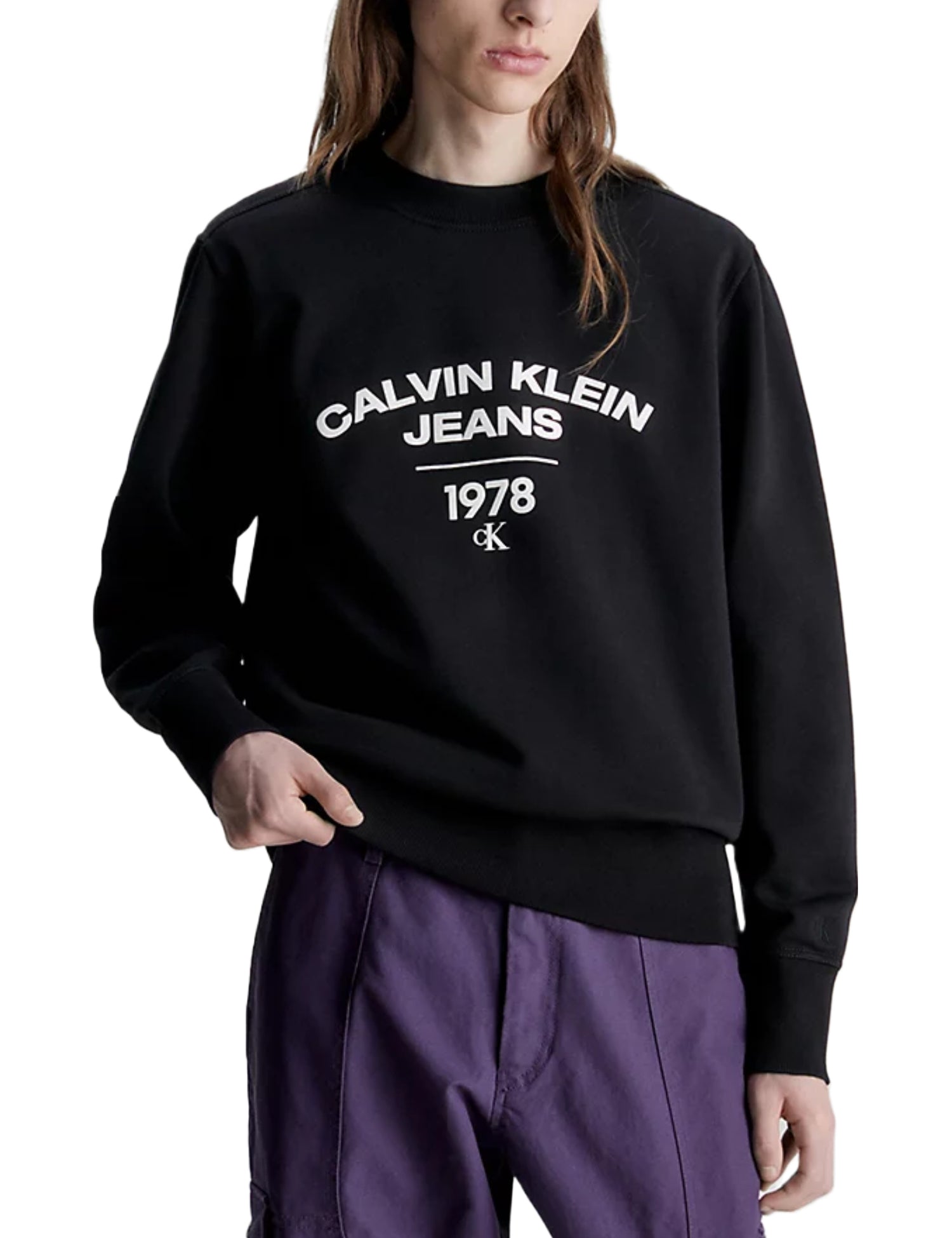 Felpe Nero Calvin Klein Jeans