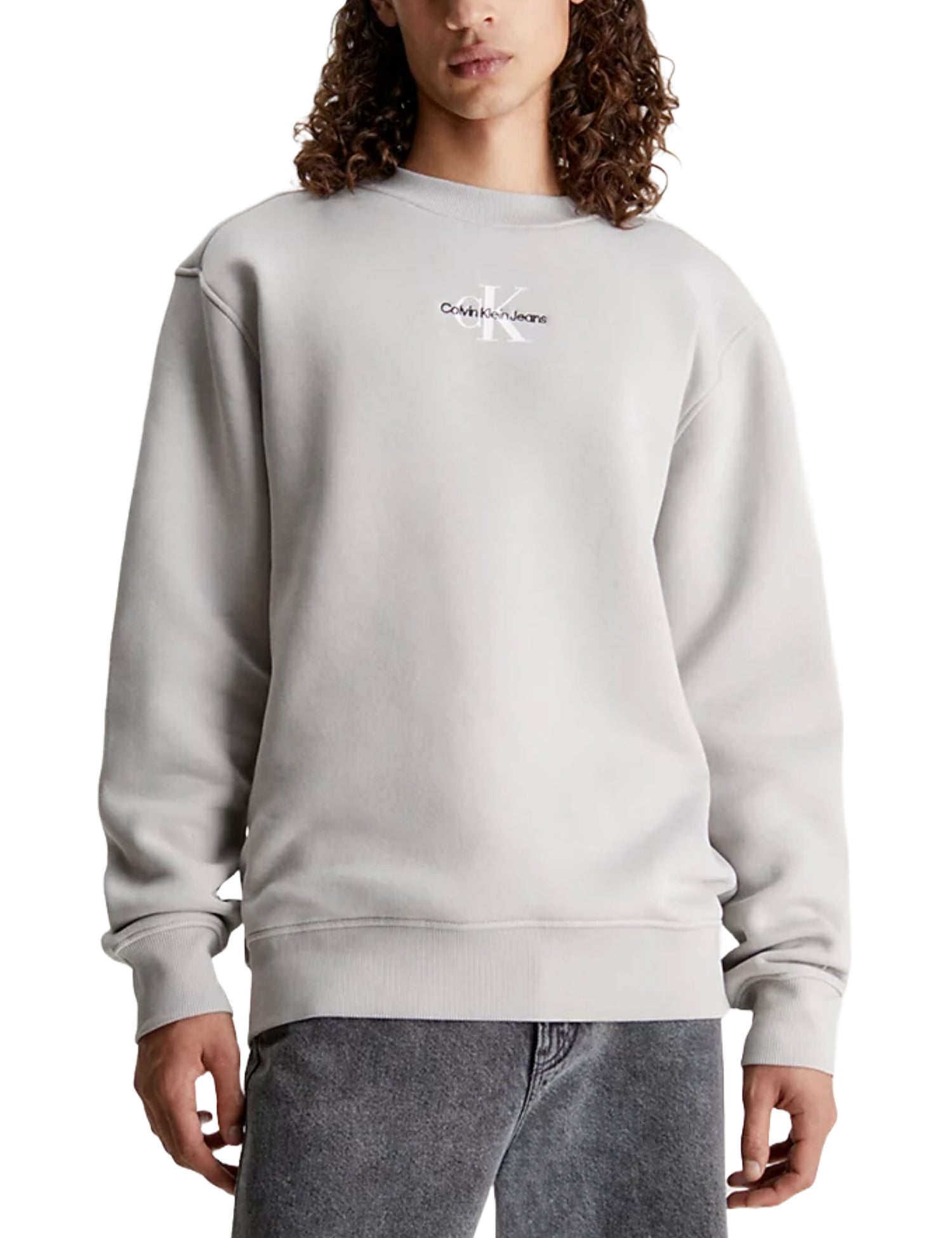 Felpe Grigio Calvin Klein Jeans