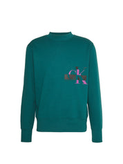 Felpe Verde Calvin Klein Jeans