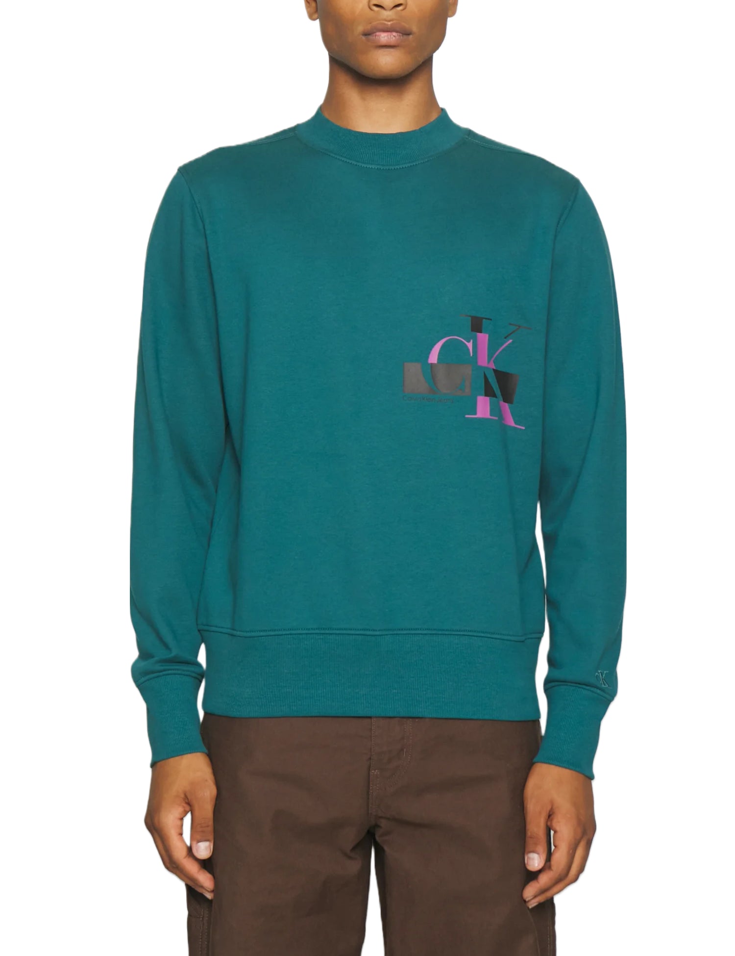 Felpe Verde Calvin Klein Jeans