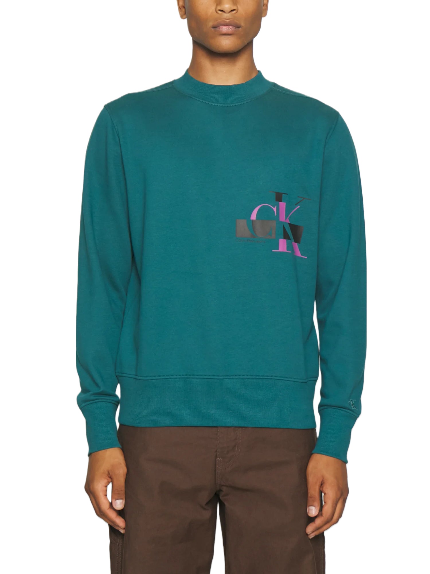 Felpe Verde Calvin Klein Jeans