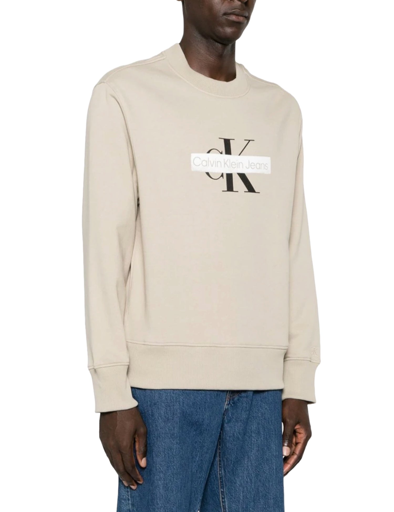 Felpe Beige Calvin Klein Jeans