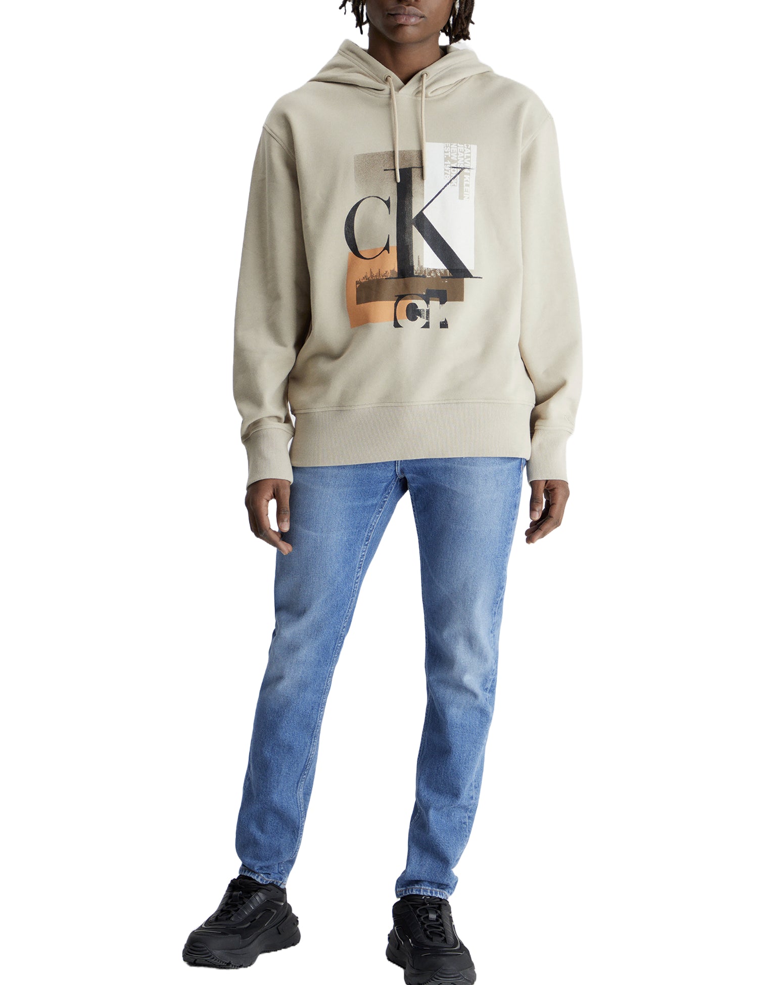 Felpe Beige Calvin Klein Jeans