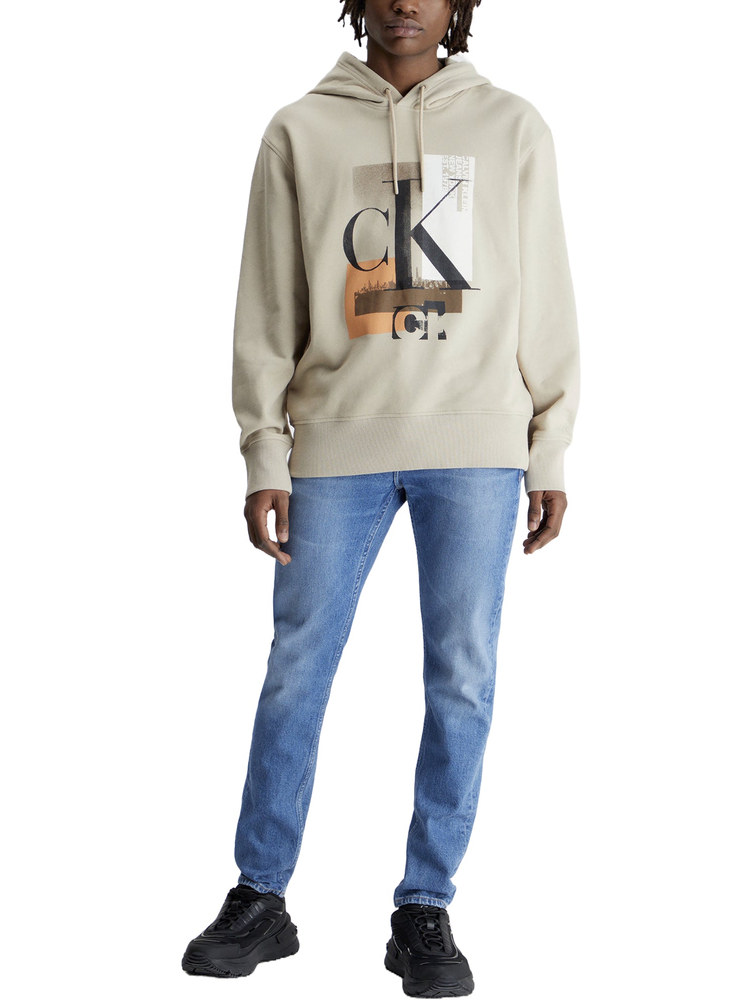 Felpe Beige Calvin Klein Jeans