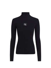 Maglie a collo alto Nero Calvin Klein Jeans