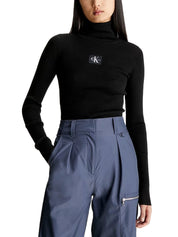Maglie a collo alto Nero Calvin Klein Jeans