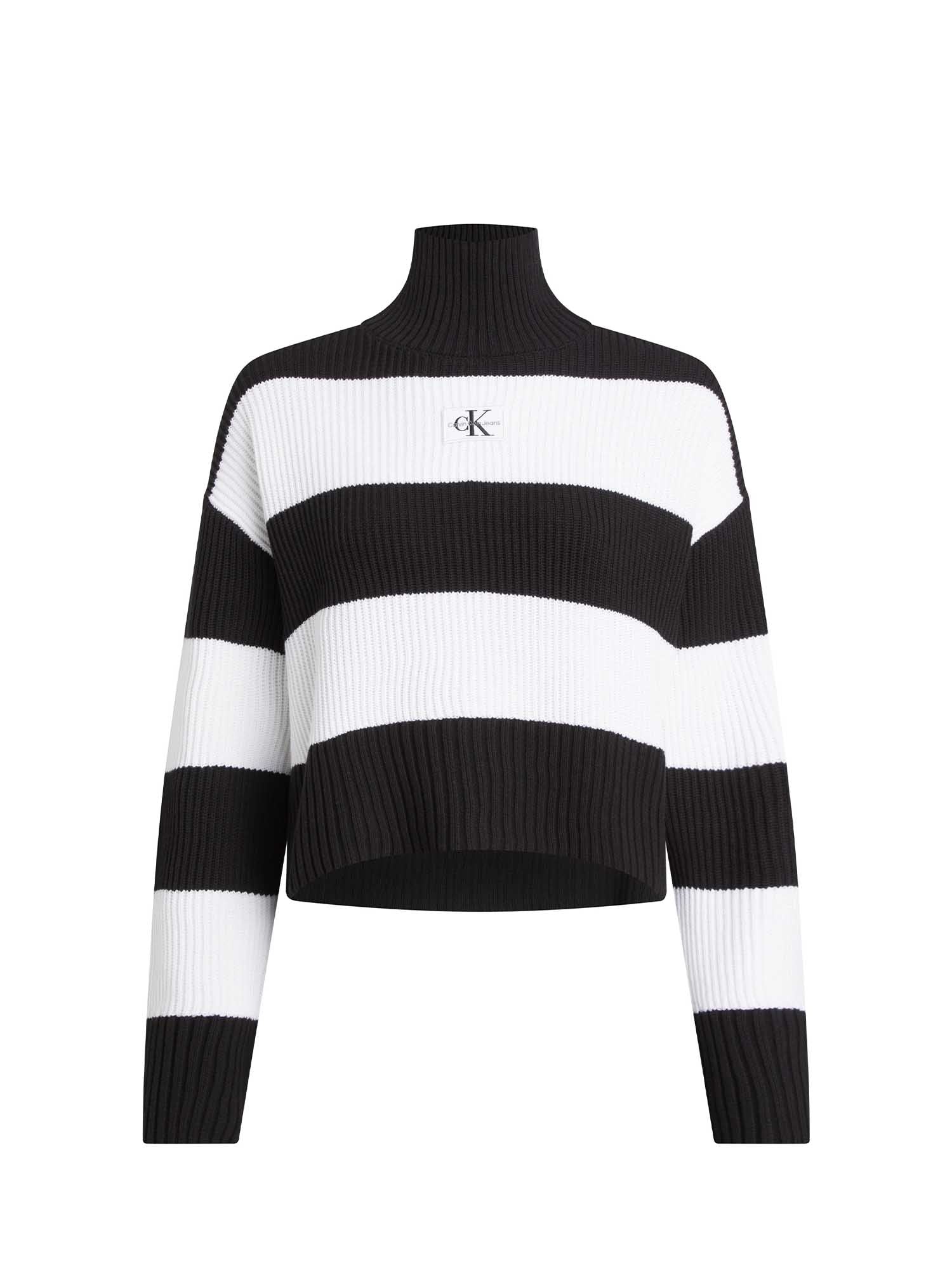 Maglie a collo alto Bianco Calvin Klein Jeans