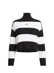 Maglie a collo alto Bianco Calvin Klein Jeans