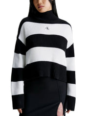 Maglie a collo alto Bianco Calvin Klein Jeans