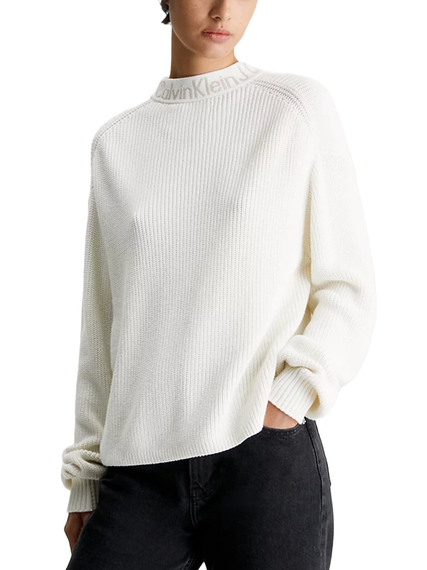 Maglioni Bianco Calvin Klein Jeans