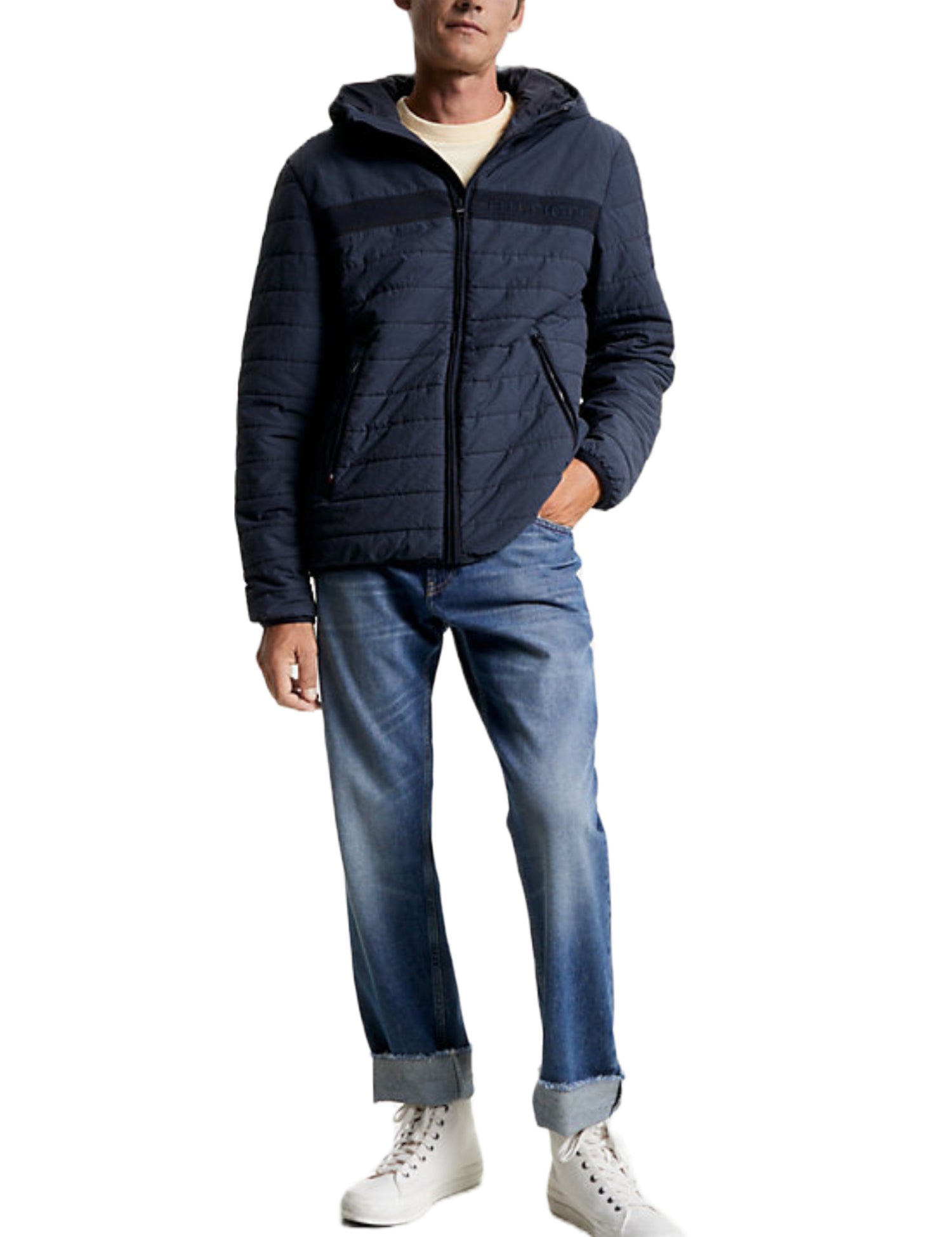 Piumini Blu Tommy Hilfiger